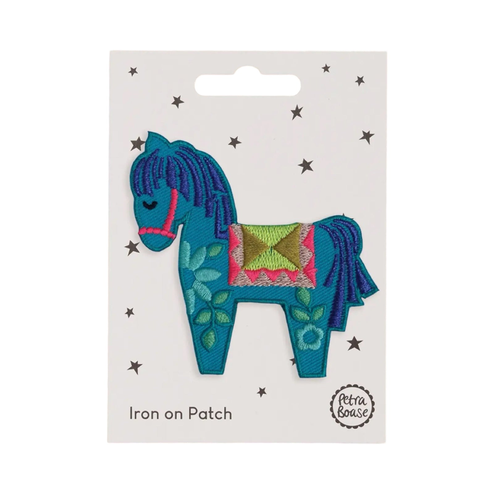 Dala Horse Iron On Patch