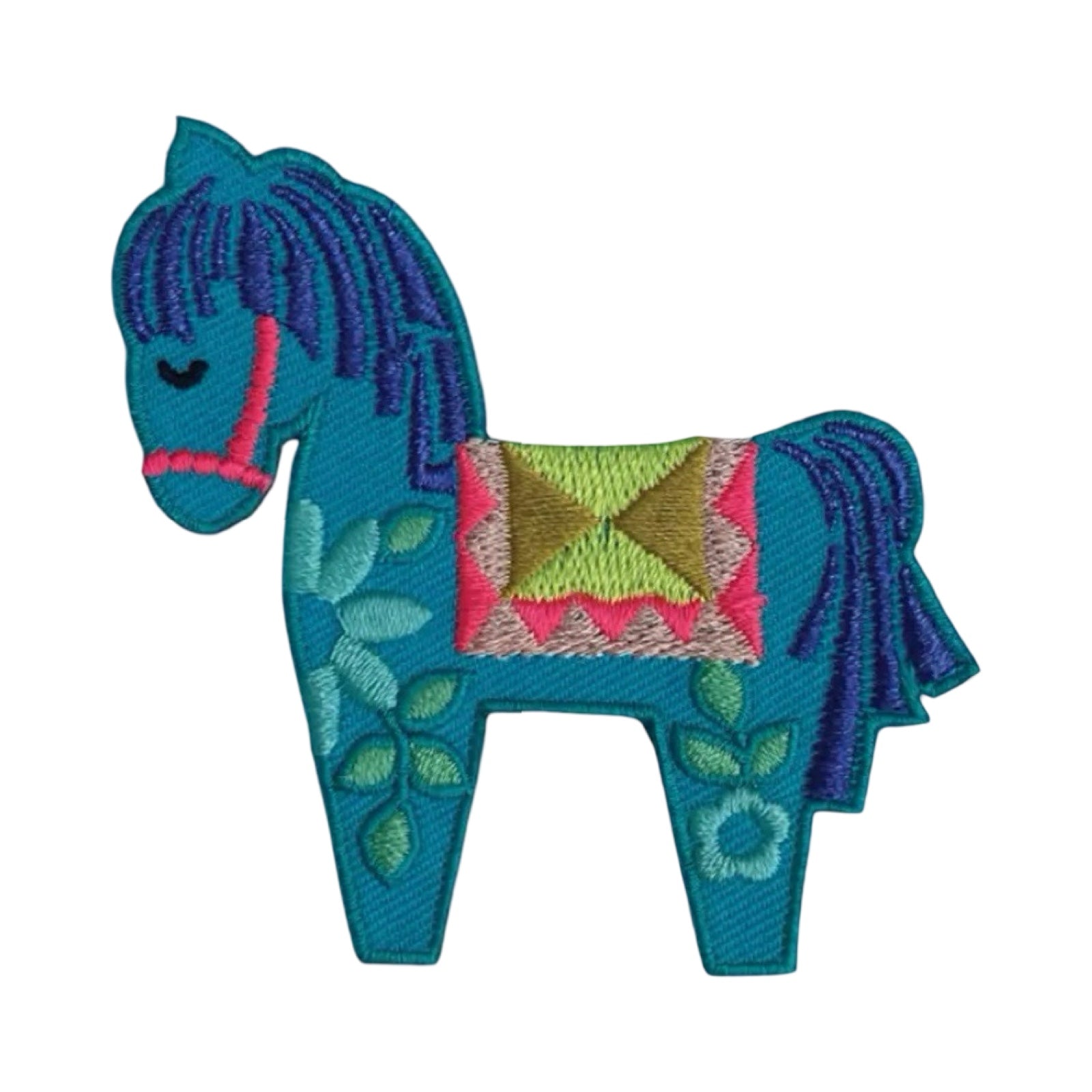 Dala Horse Iron On Patch