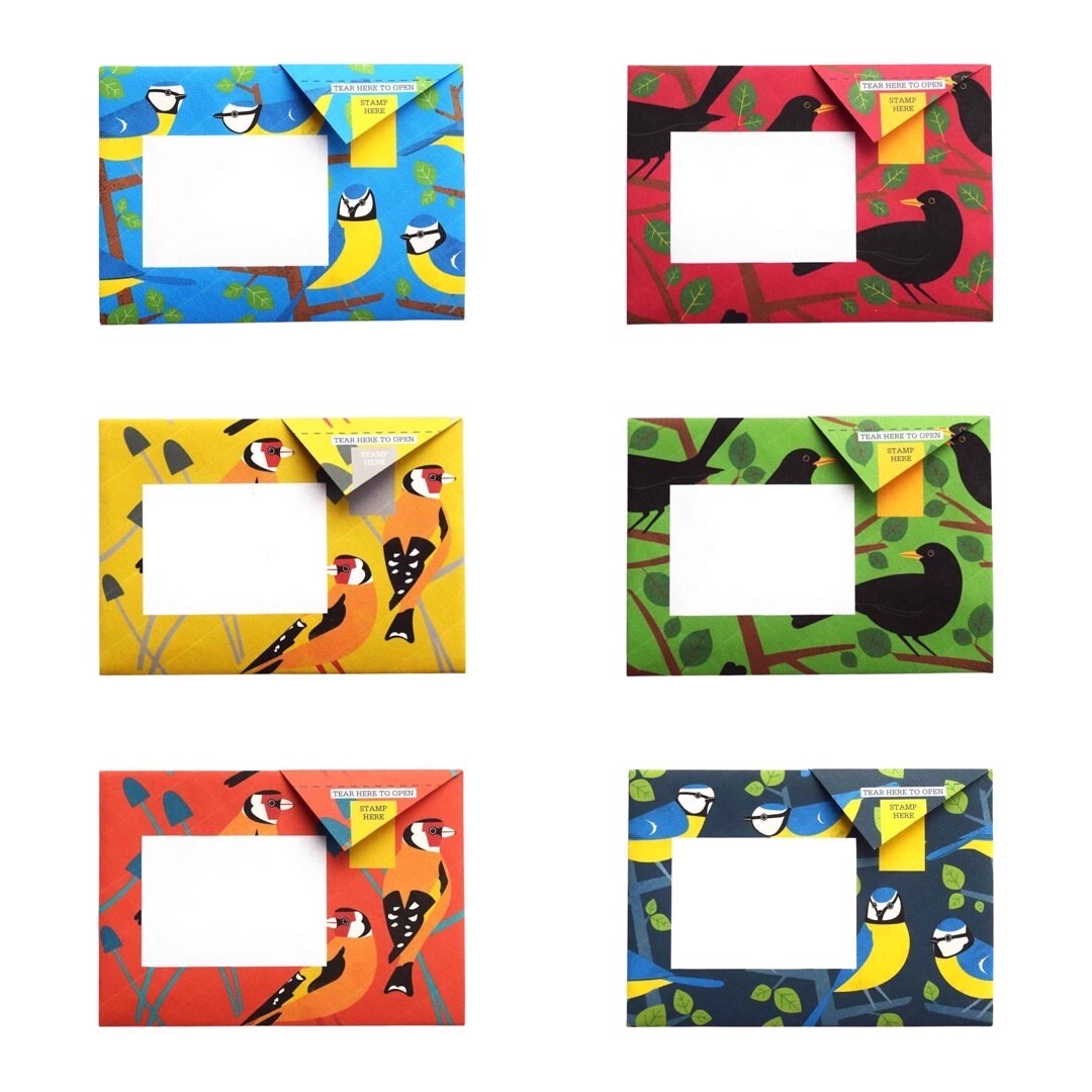 Individual cards, multicoloured.