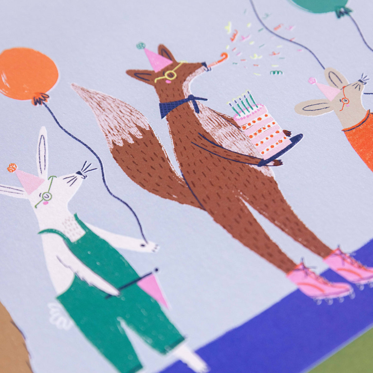 Woodland Party Print