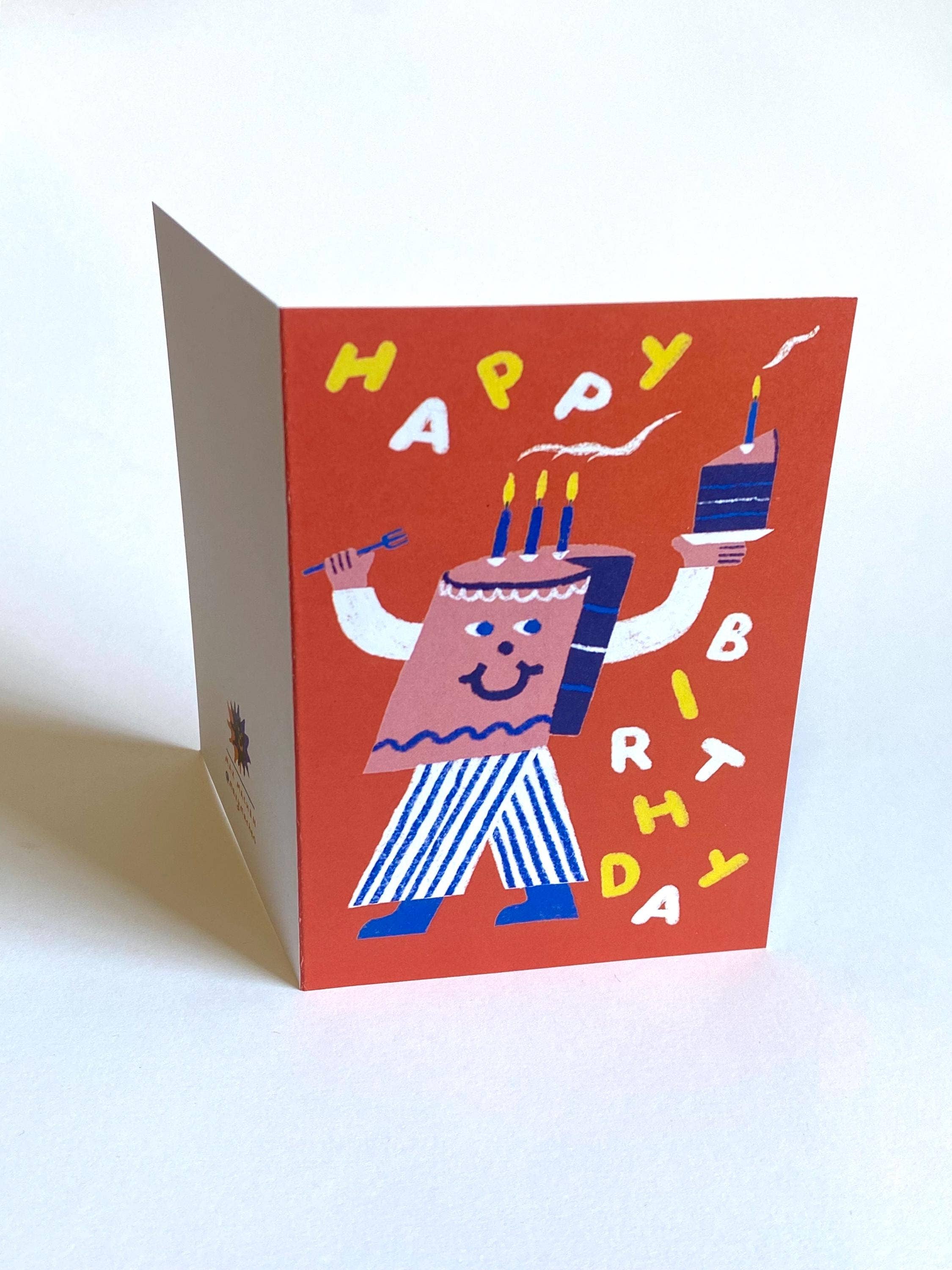 Cheeky Birthday Cake Card