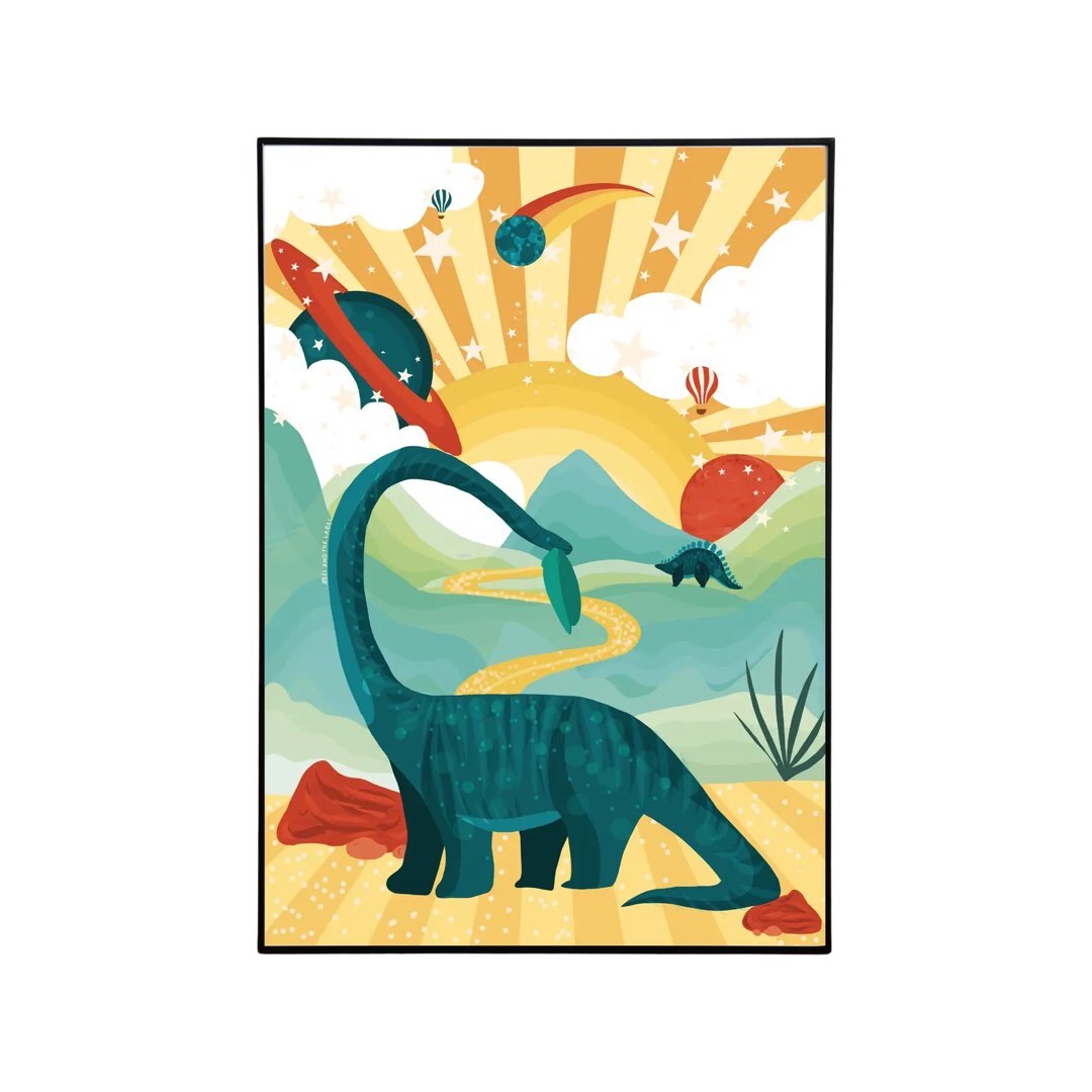 Dinosaur Print For Children's Room