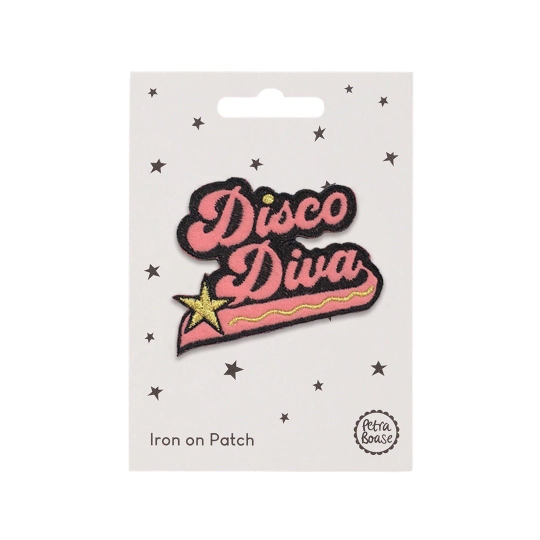 Disco Diva Iron On Patch