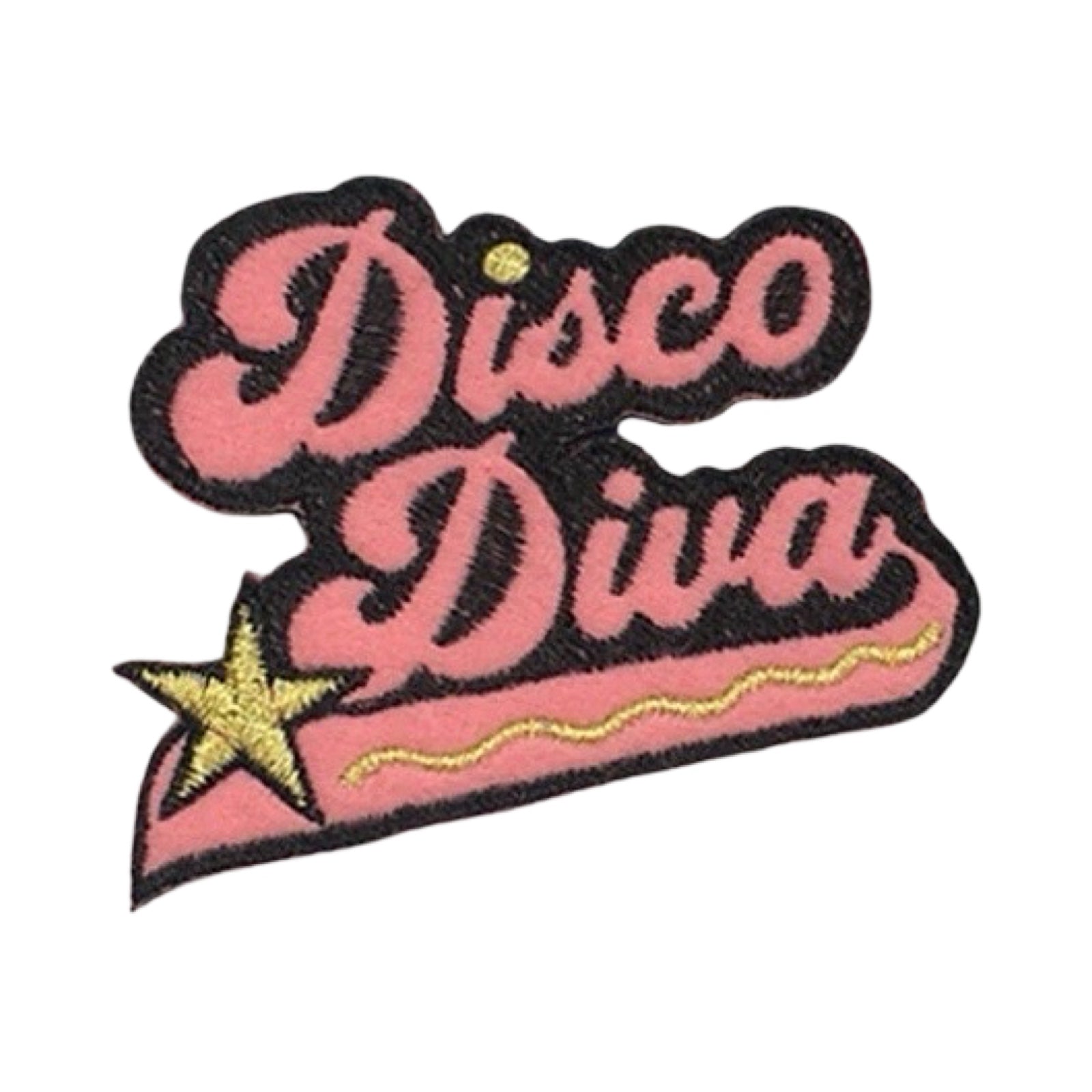 Disco Diva Iron On Patch