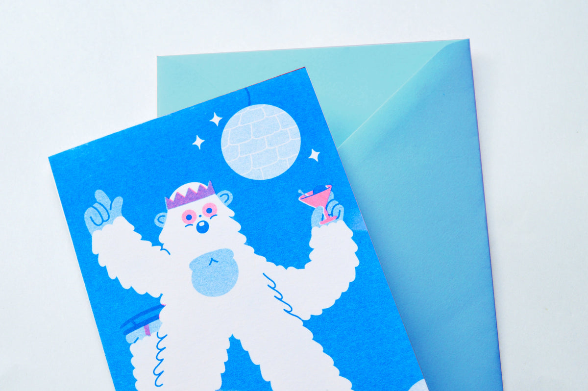 Yeti Christmas Card