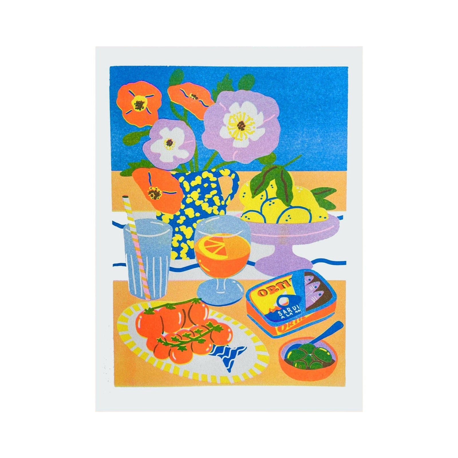 Still Life Lunch Print