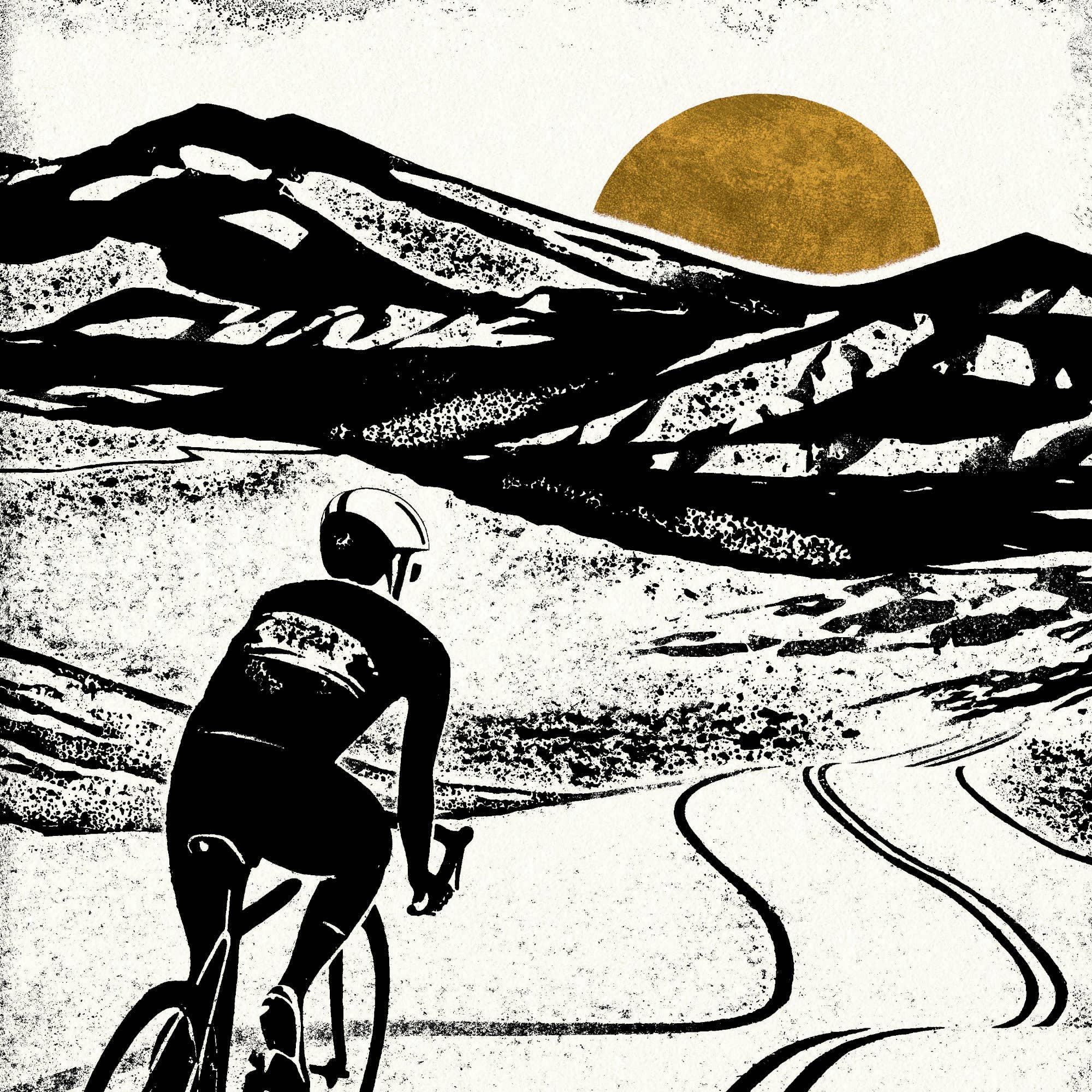 Ride Free Cycling Print