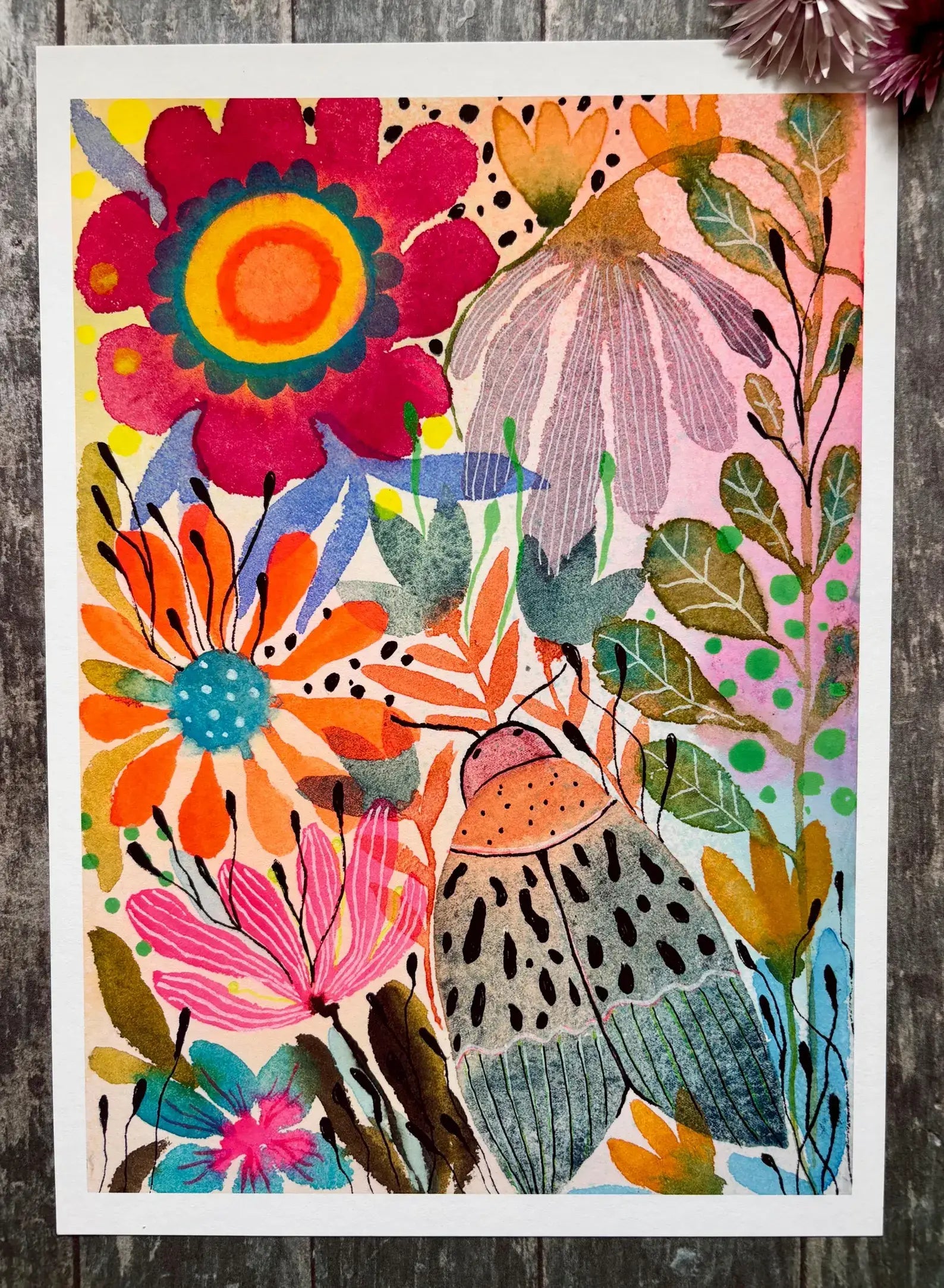 Moth Watercolour Print