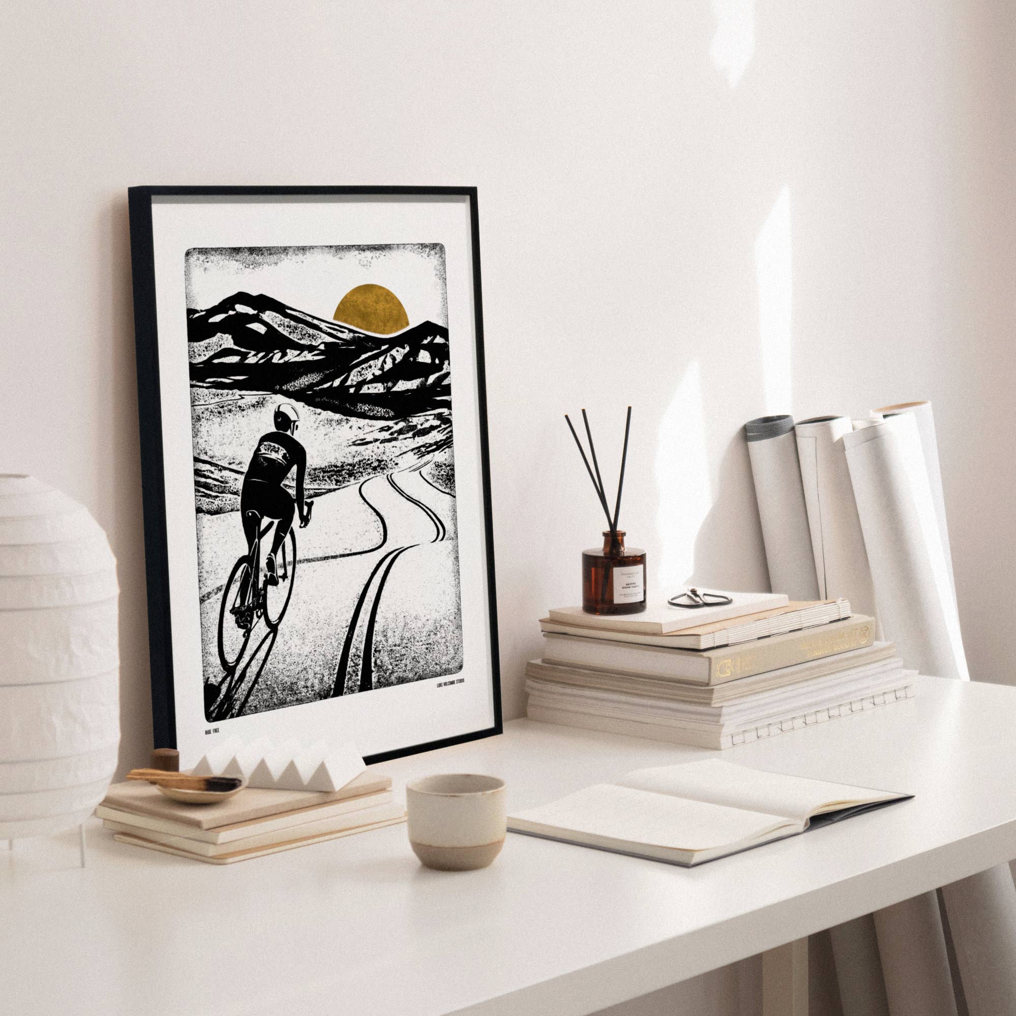 Ride Free Cycling Print