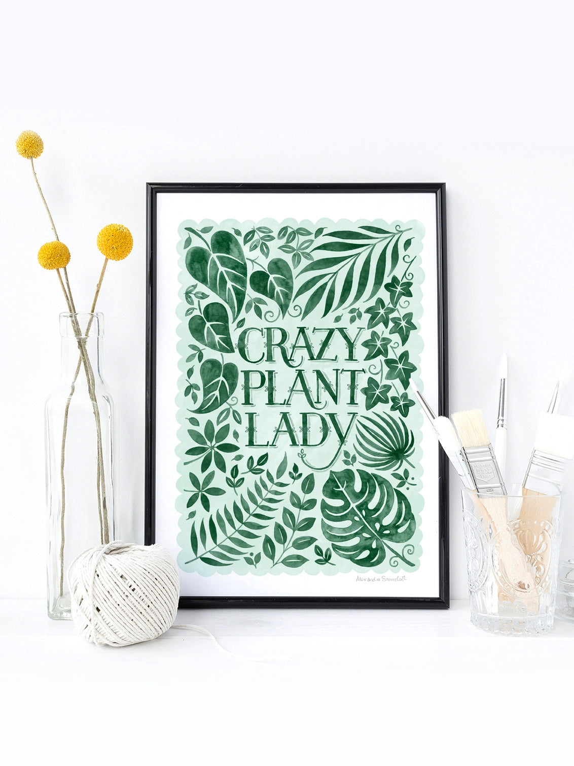 Crazy Plant Lady Print