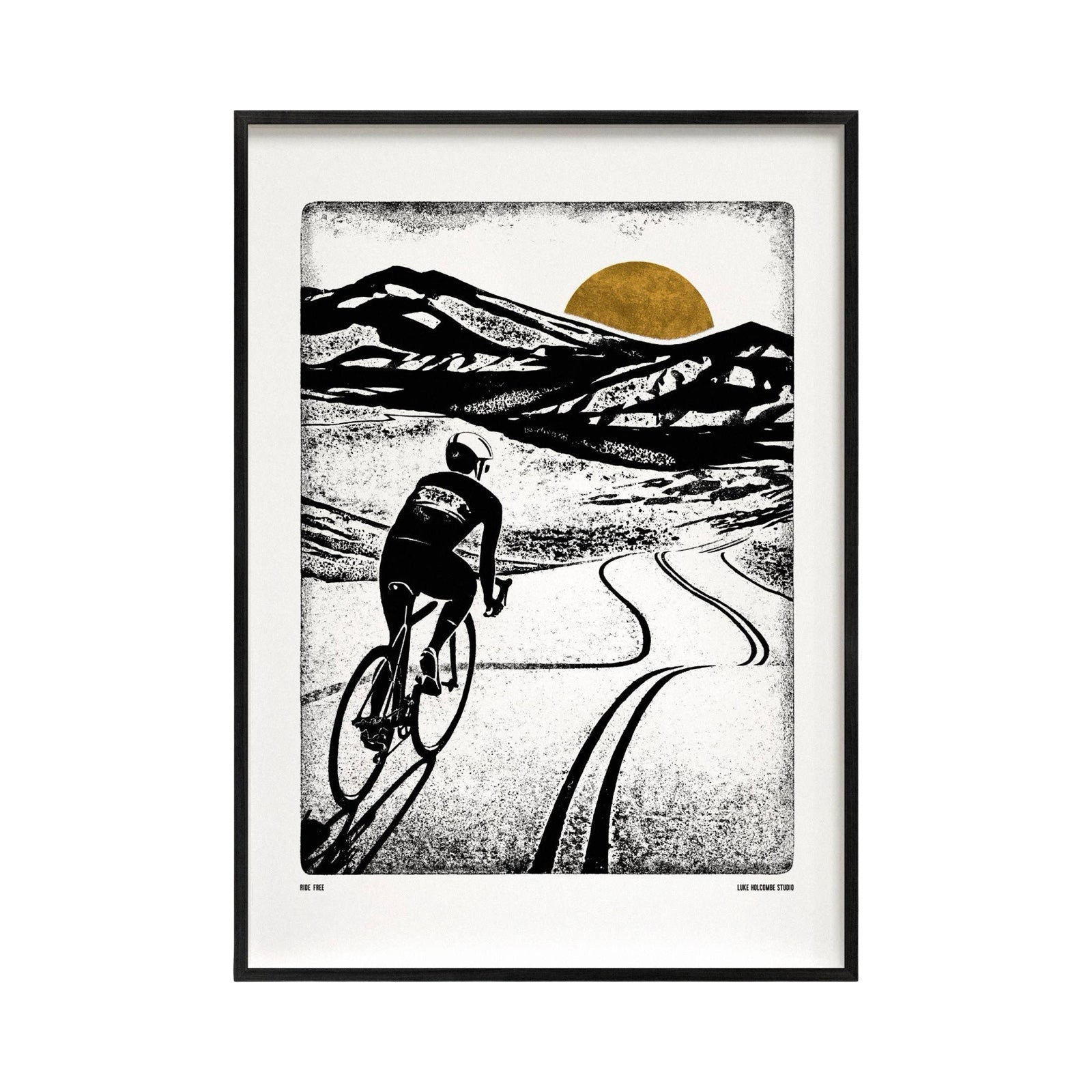 Ride Free Cycling Print