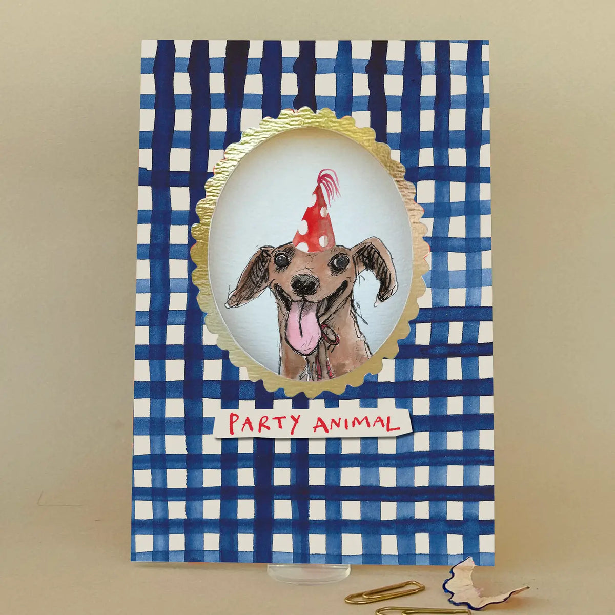 Dog Party Animal Card