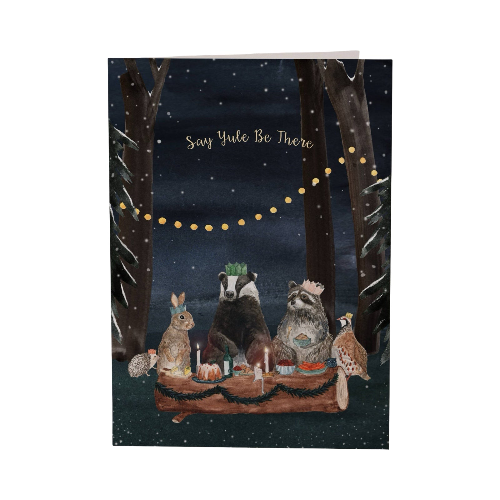 Say Yule Be There Christmas Card Pack