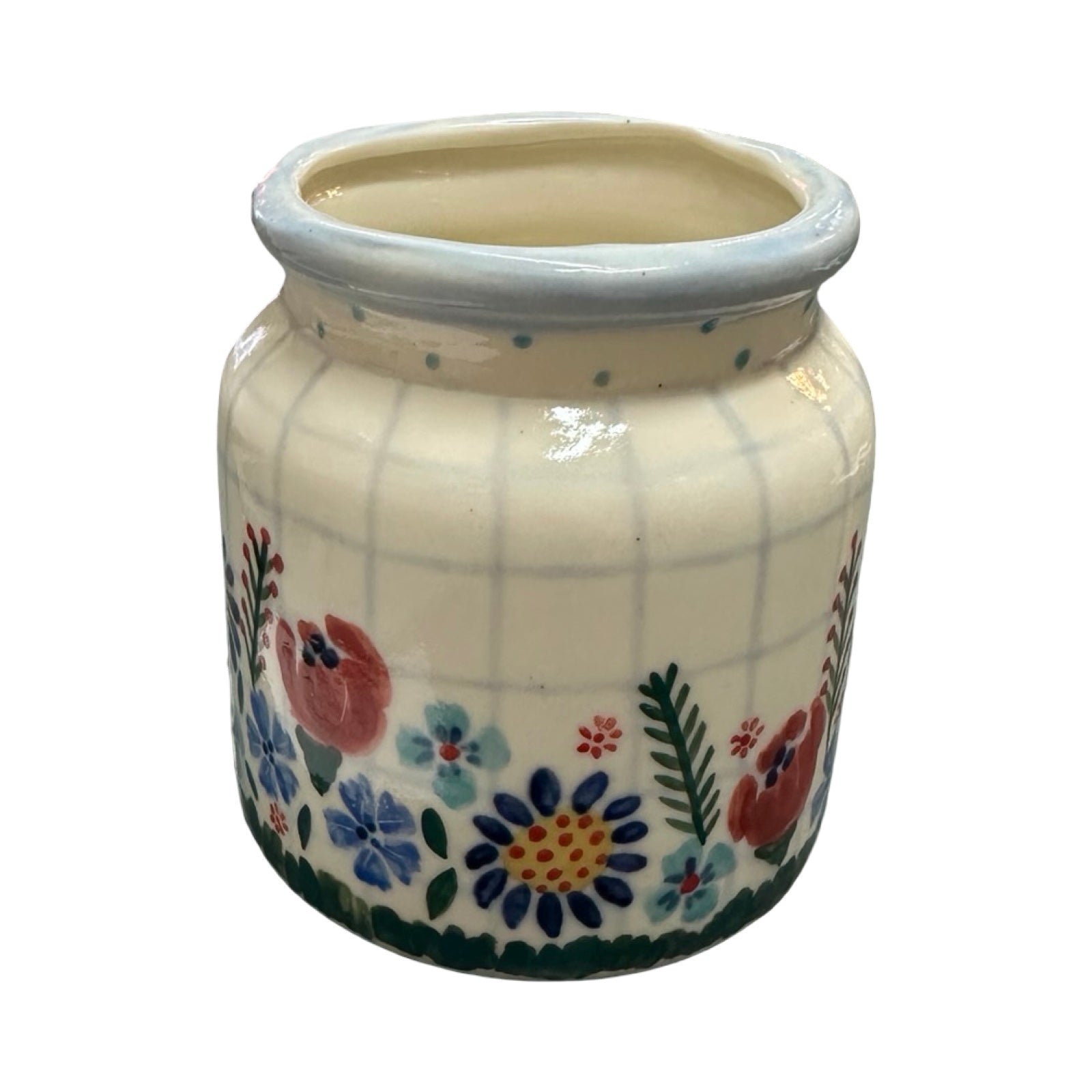 Flowers Porcelain Jar