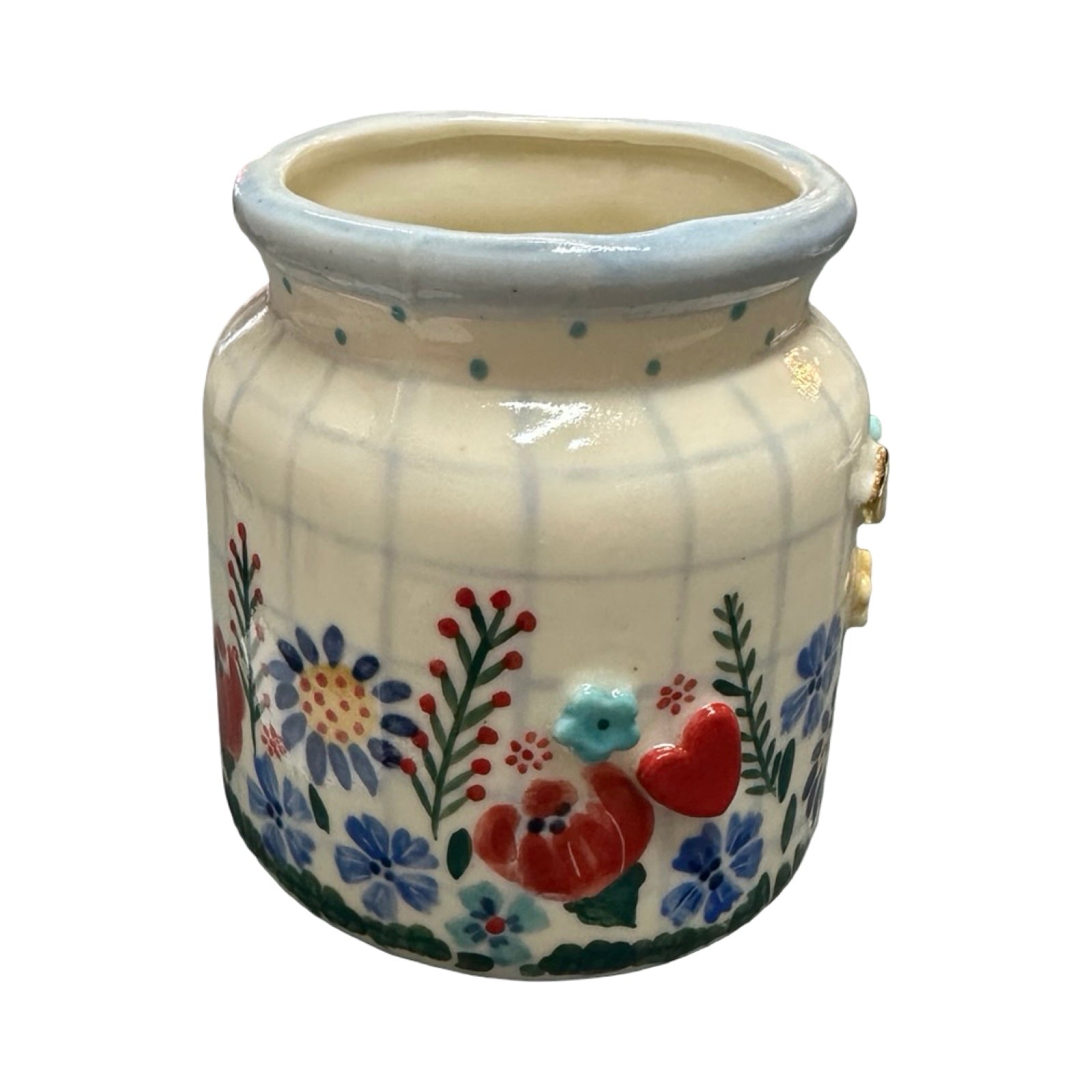 Flowers Porcelain Jar
