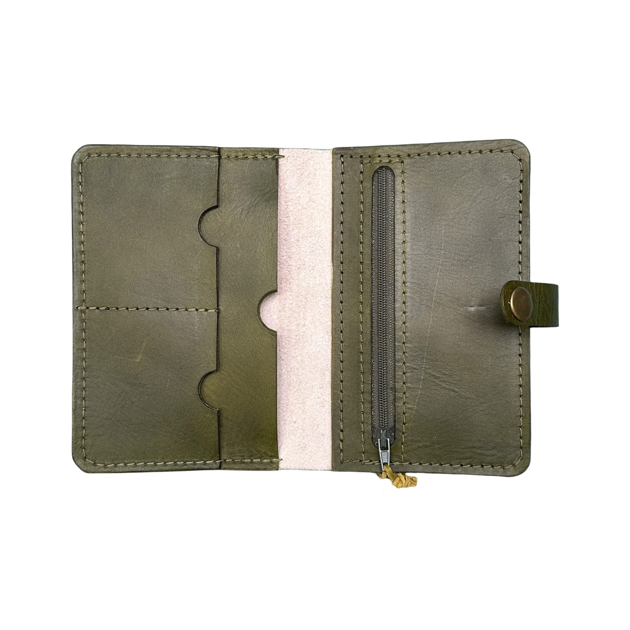 Folded Leather Wallet