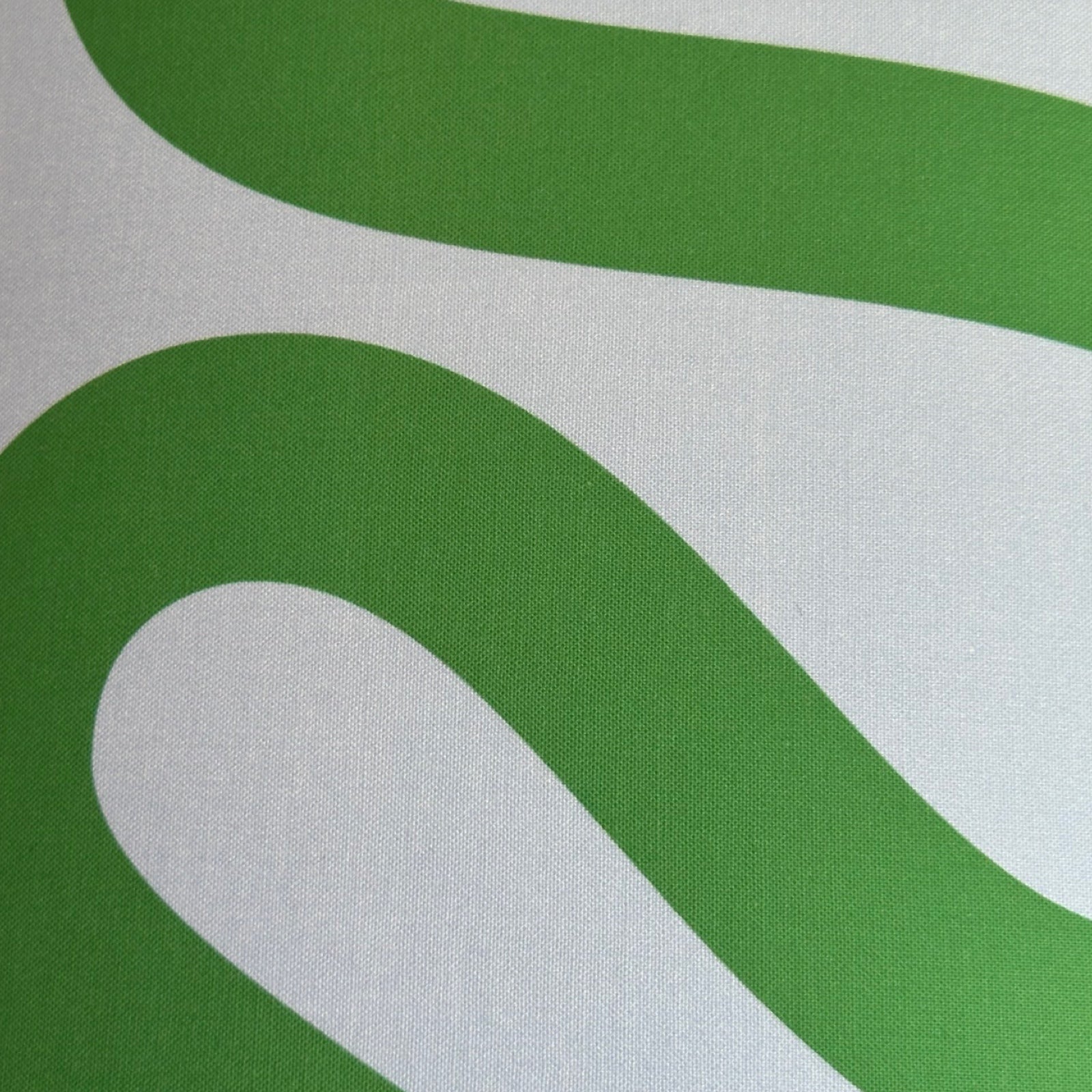 Green and Lilac Squiggle Drum Lampshade