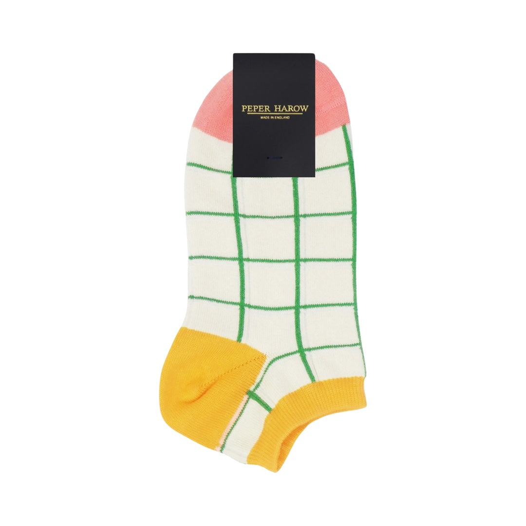 Grid Ladies Trainer Socks