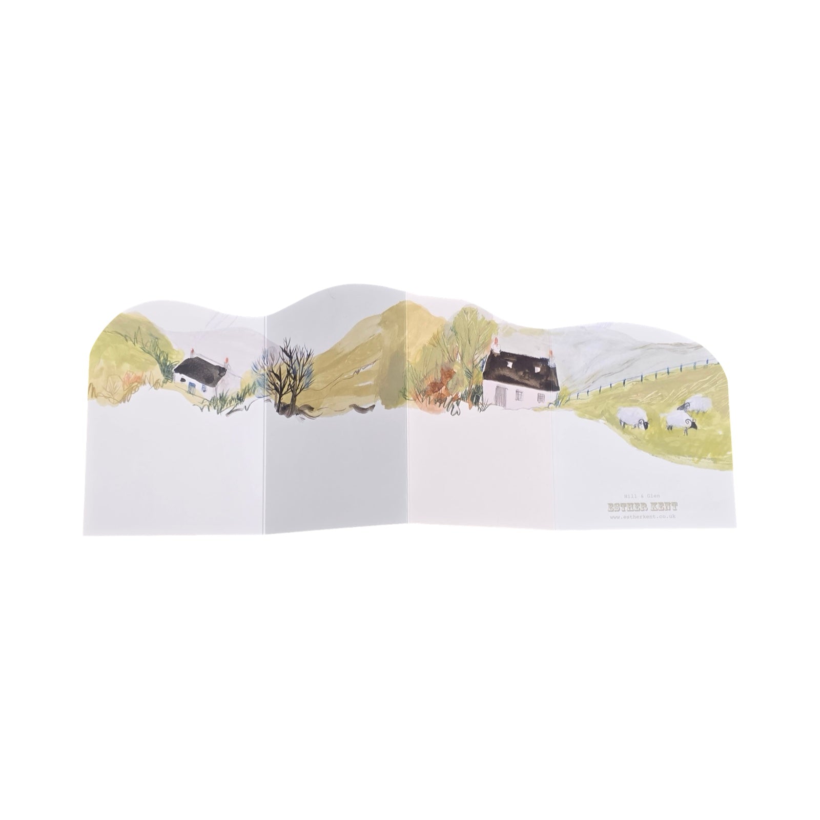 Hill and Glen Concertina Card