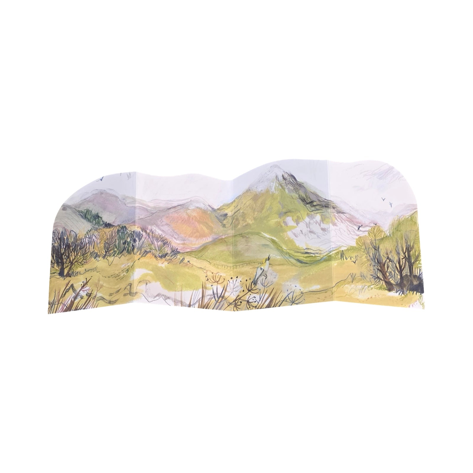 Hill and Glen Concertina Card