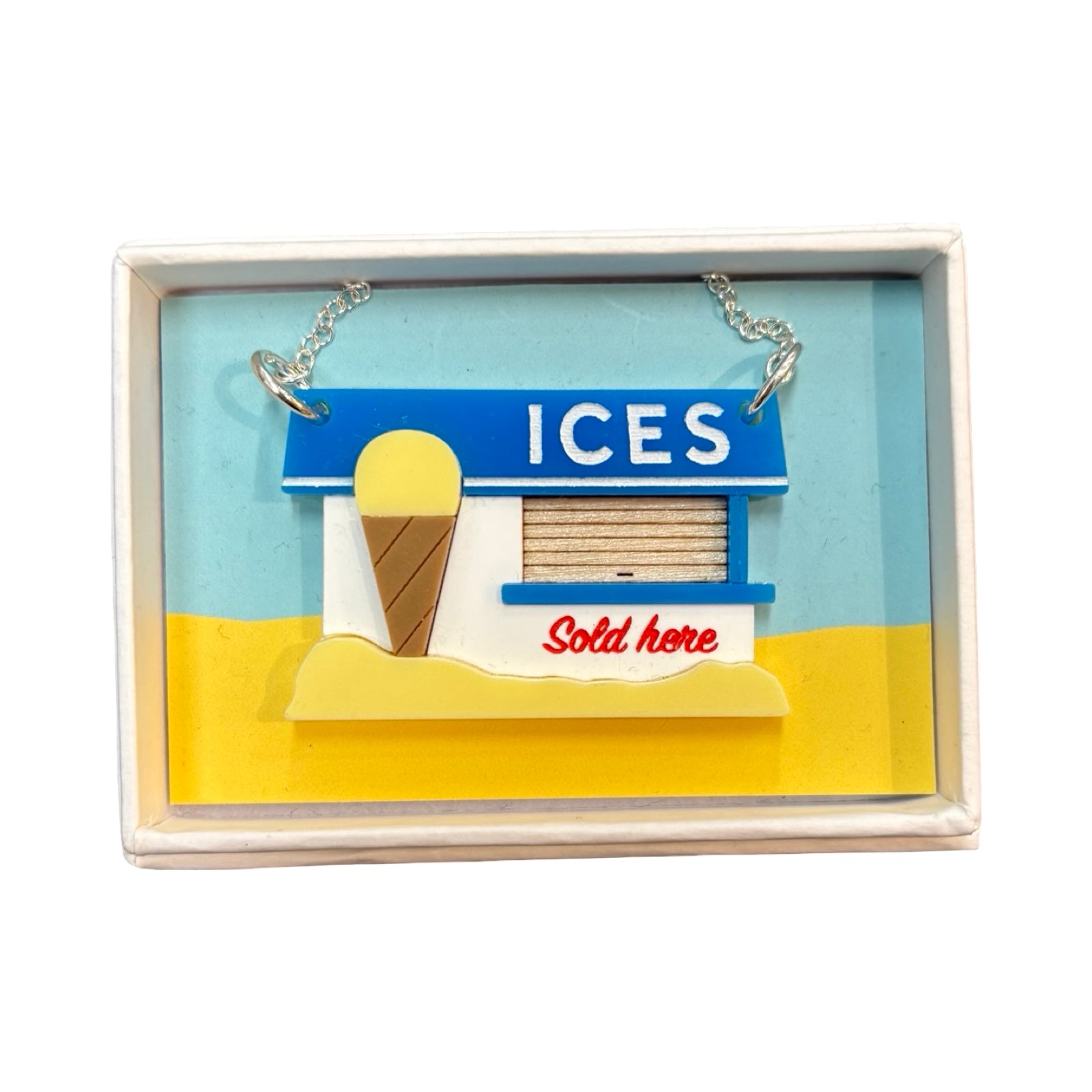 Ice Cream Kiosk Necklace
