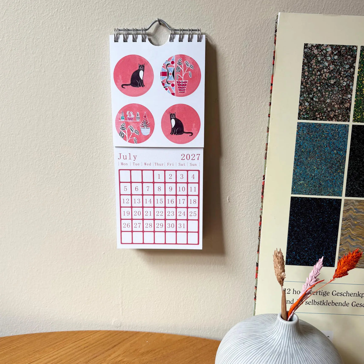 2027 Botanic Wildlife Sticker Calendar