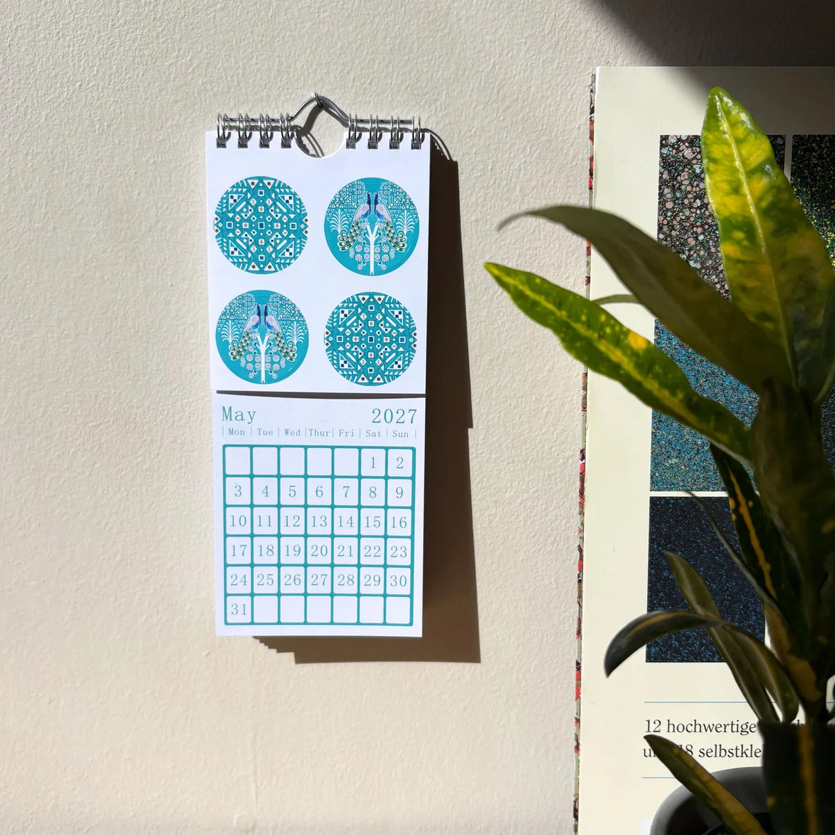 2027 Botanic Wildlife Sticker Calendar