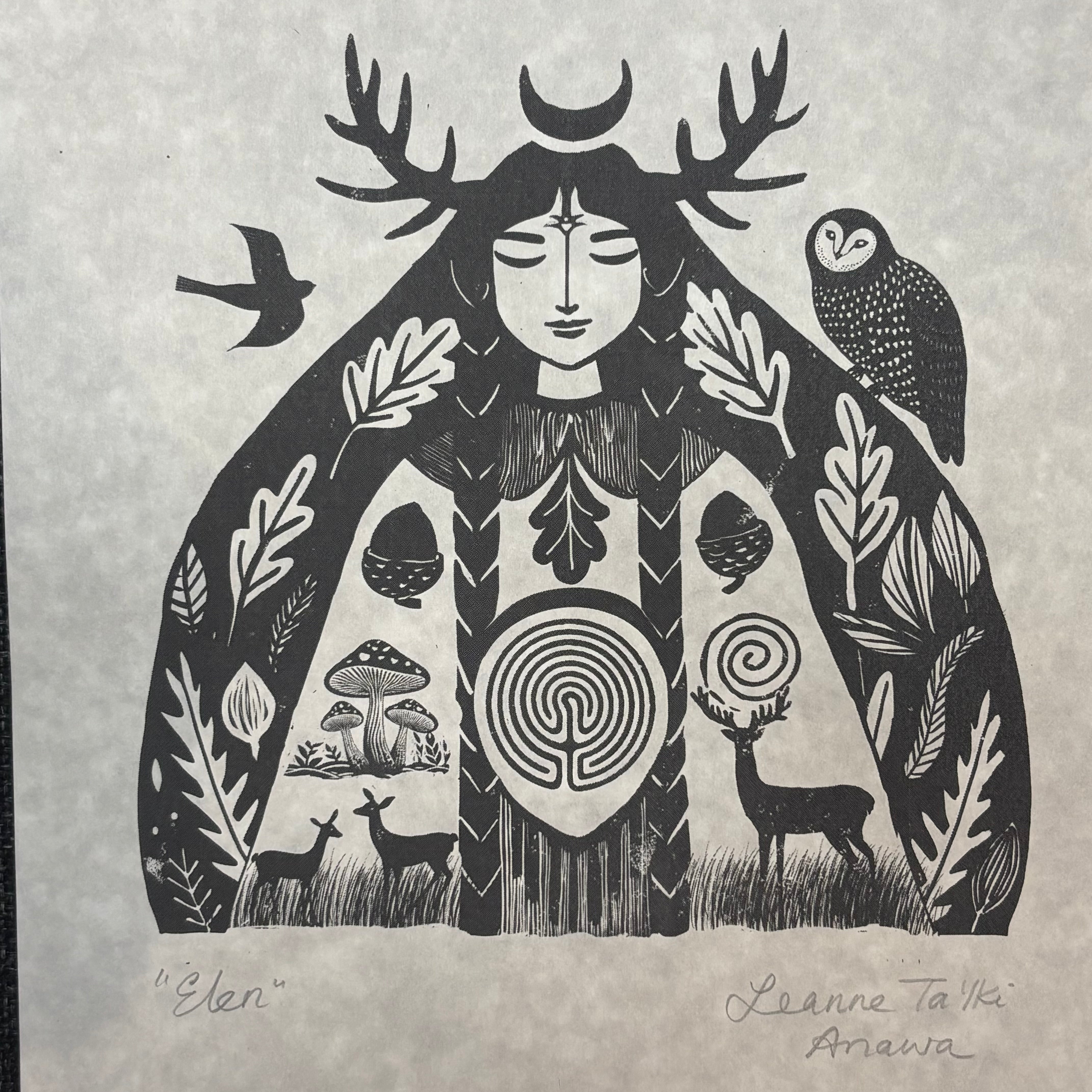 Elen of the Ways Folk Print