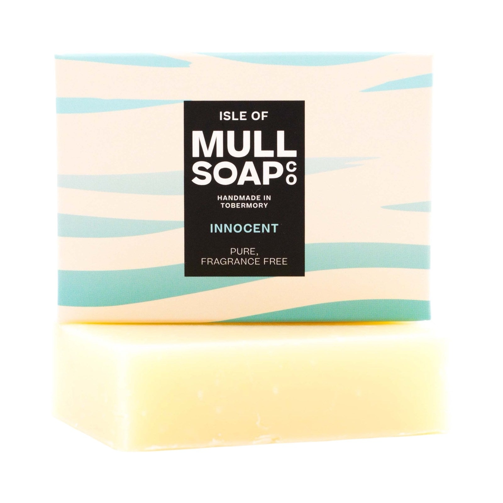 This innocent soap is completely fragrance-free; it's made from saponified Olive Oil, Coconut Oil, Cocoa Butter and Shea Butter.