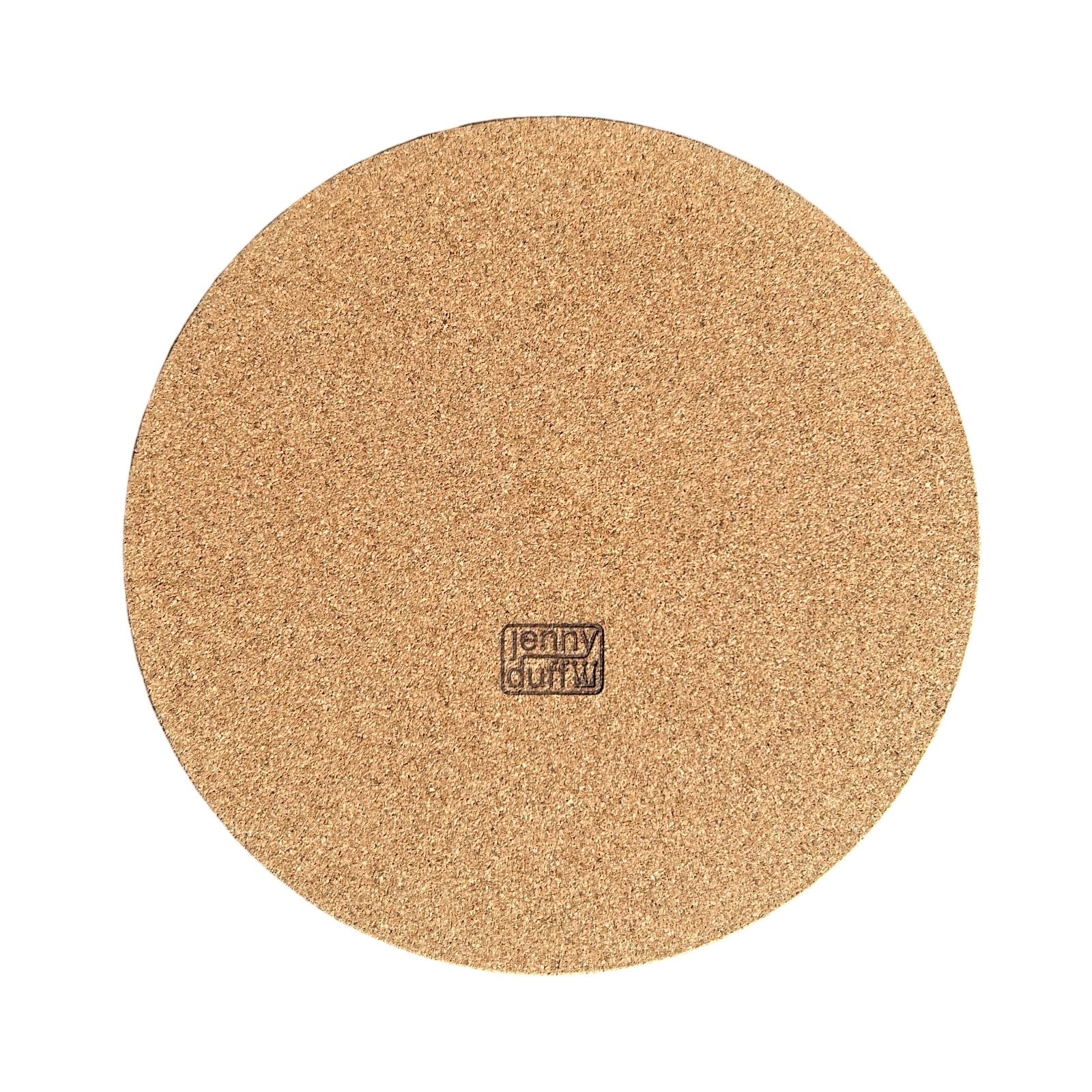 Back of Jenny Duff placemat.