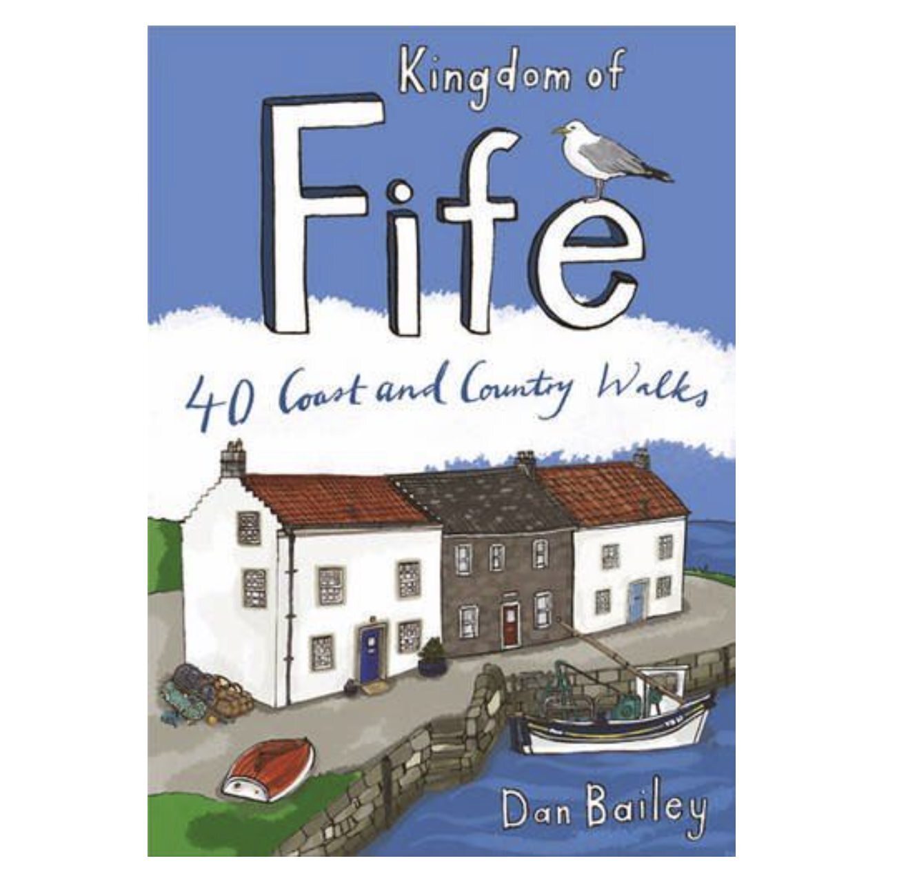 The front cover of the Kingdom of Fife coast and country walks book