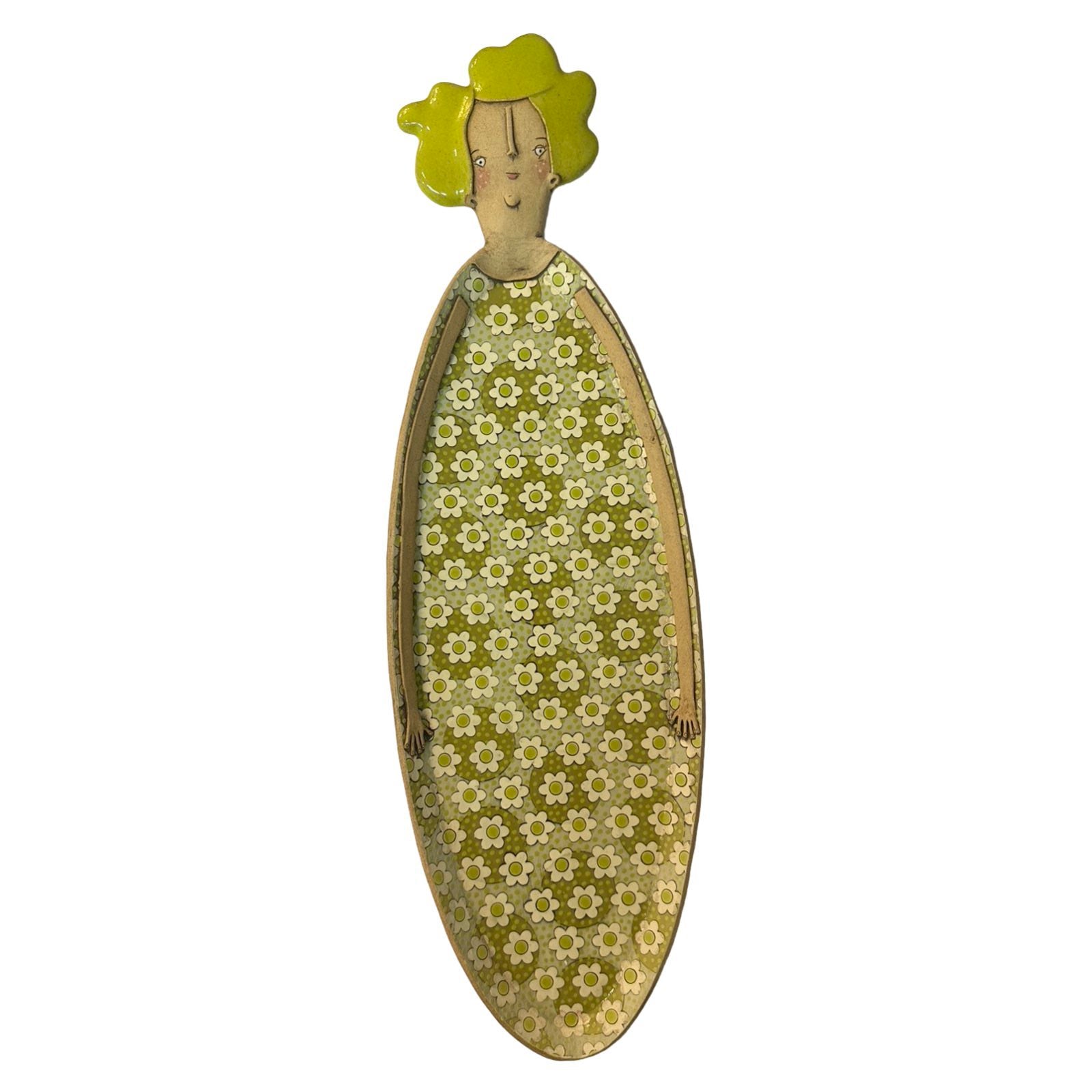 Lady Ceramic Platter