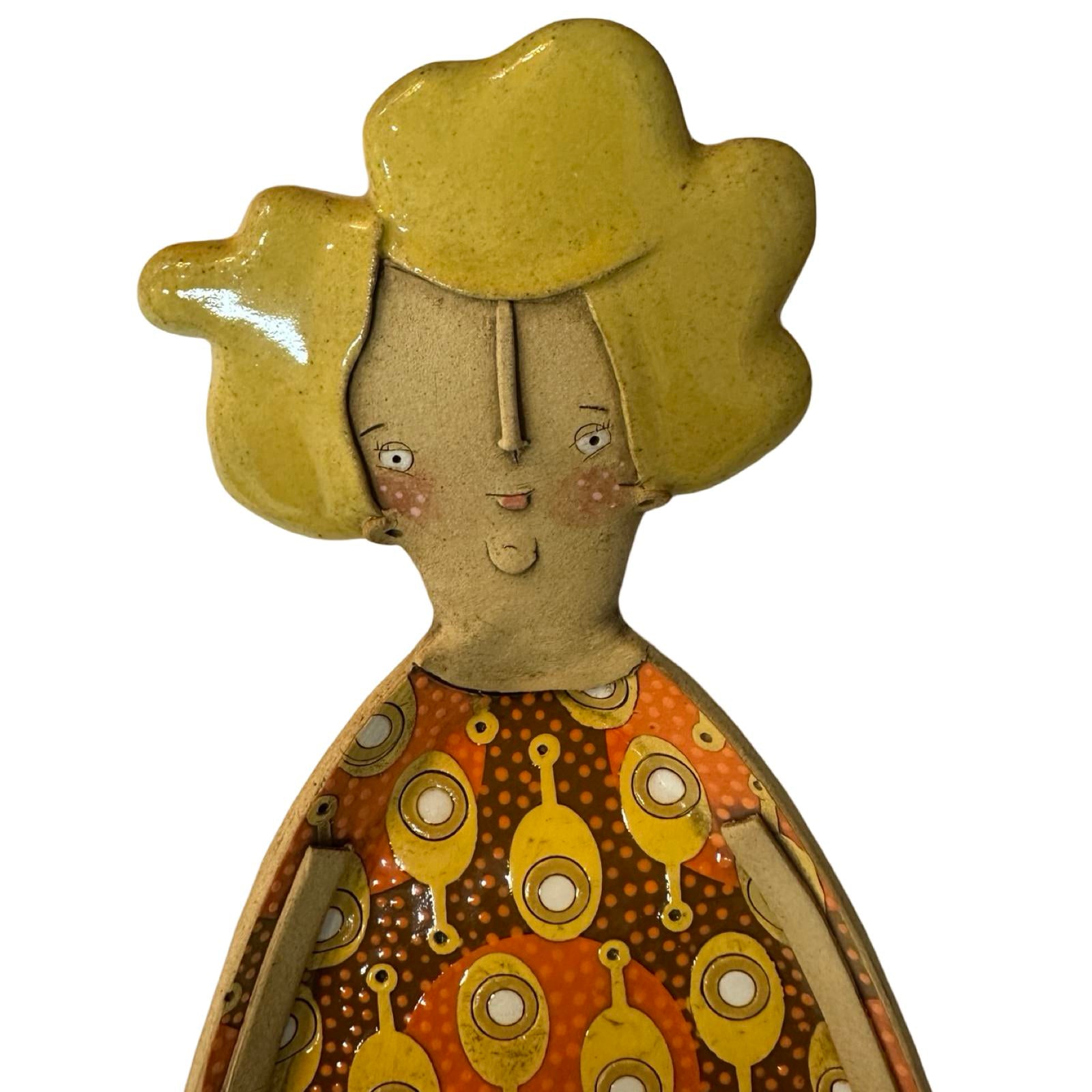 Lady Ceramic Platter