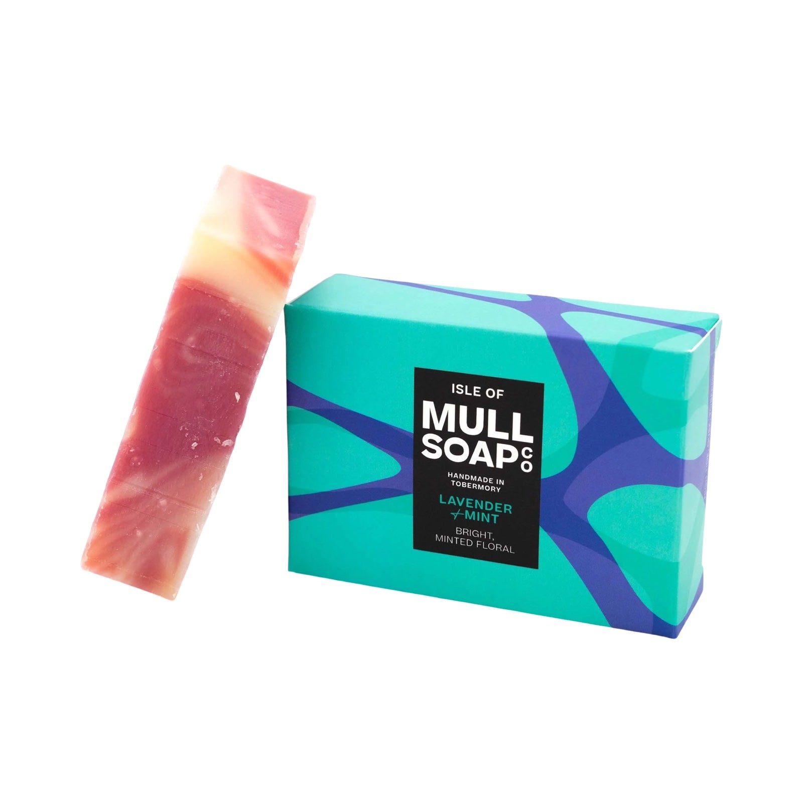 This lavender and mint soap bar combines the calming scent of lavender with the invigorating scent of peppermint. 