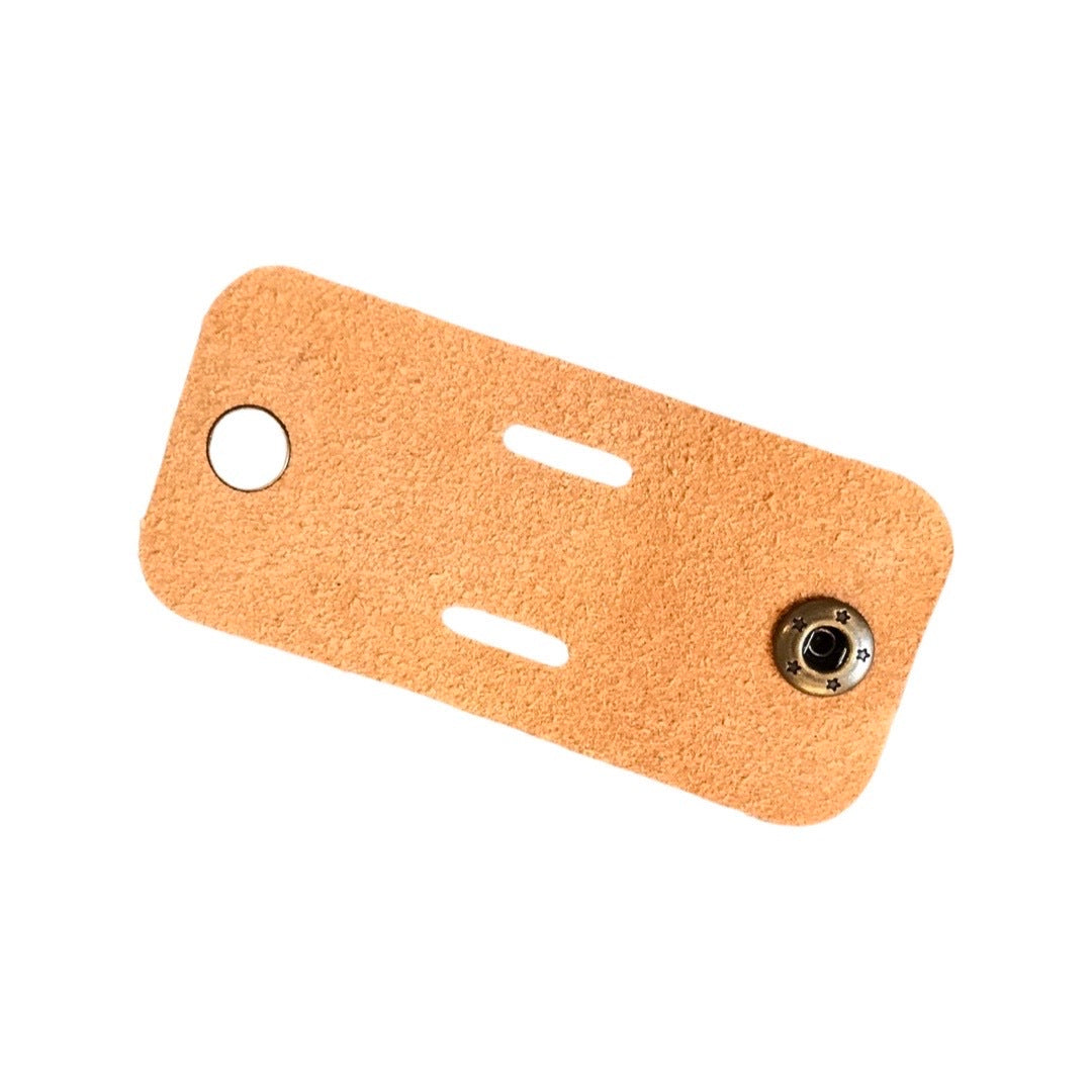 Leather cable organiser open.
