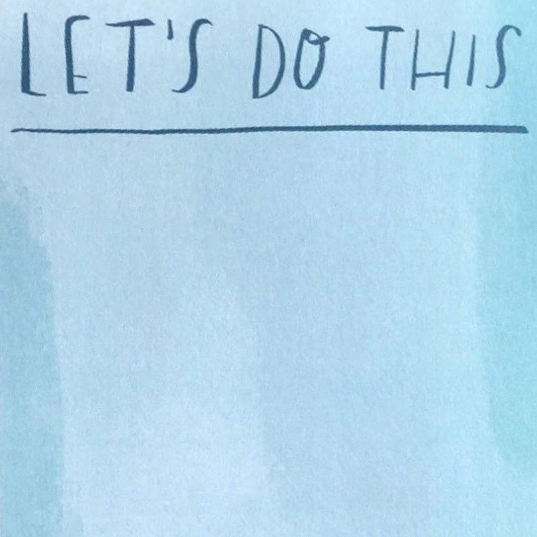 Lets Do This List Pad