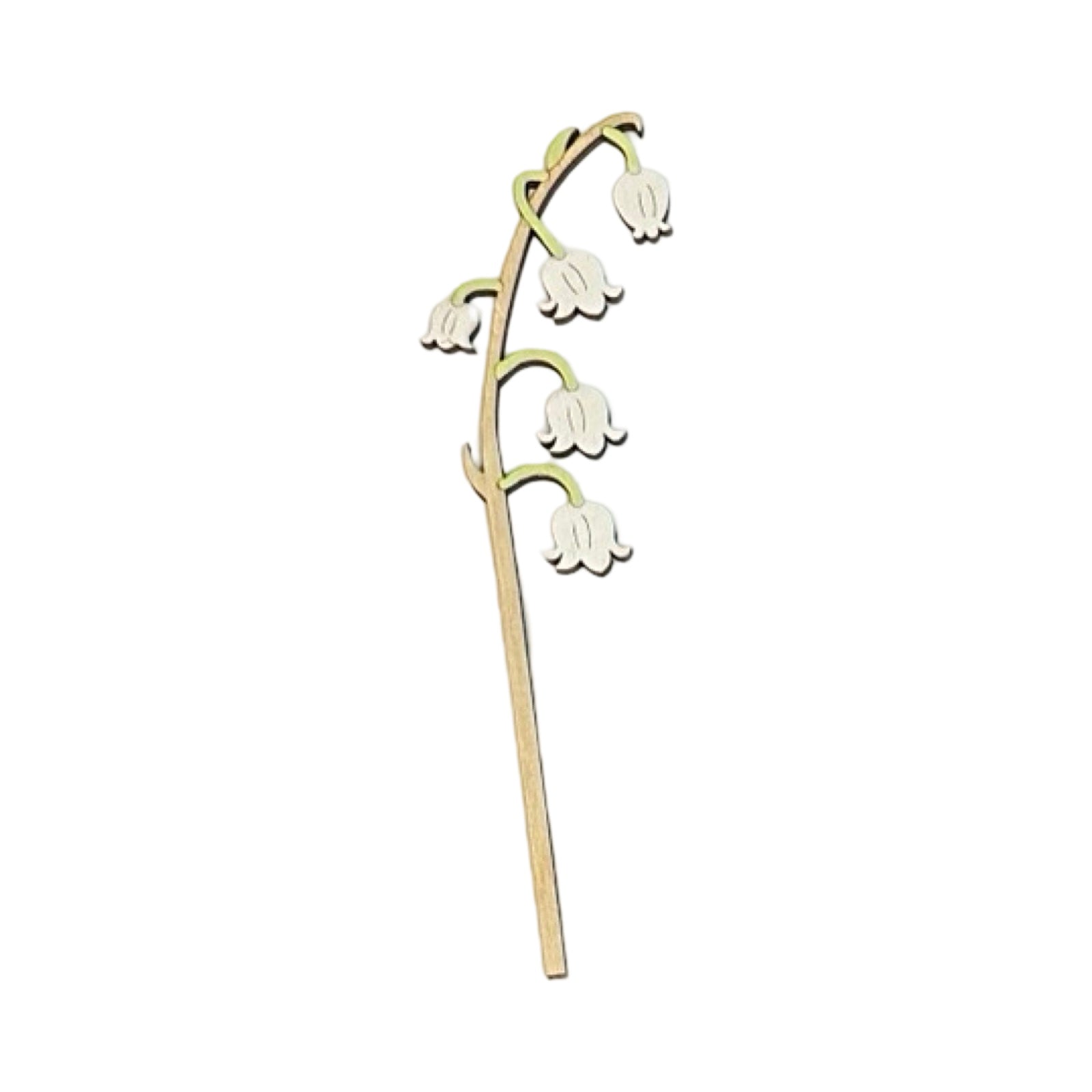 Lily Of The Valley Single Wooden Stem