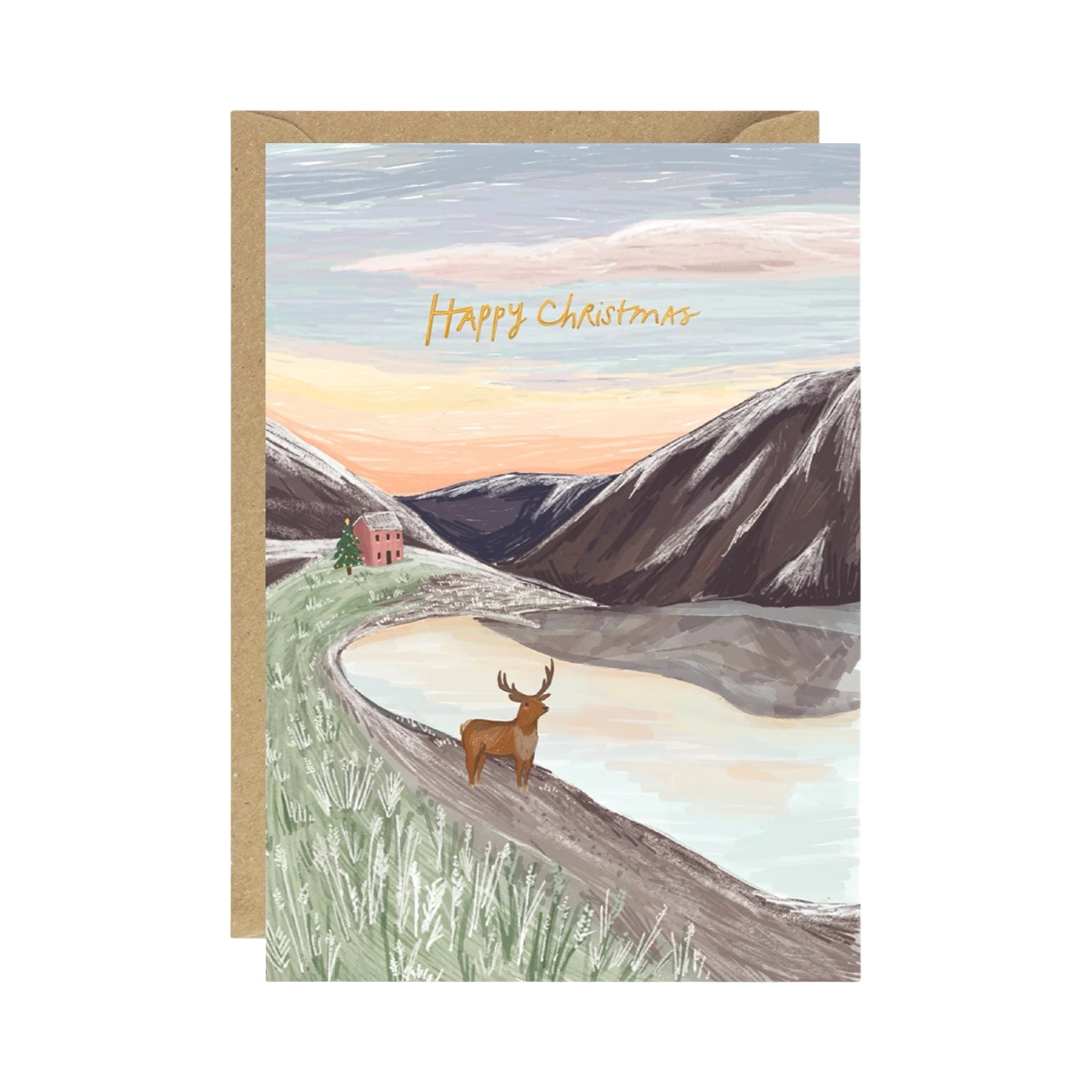 Loch and Stag Christmas Card Pack
