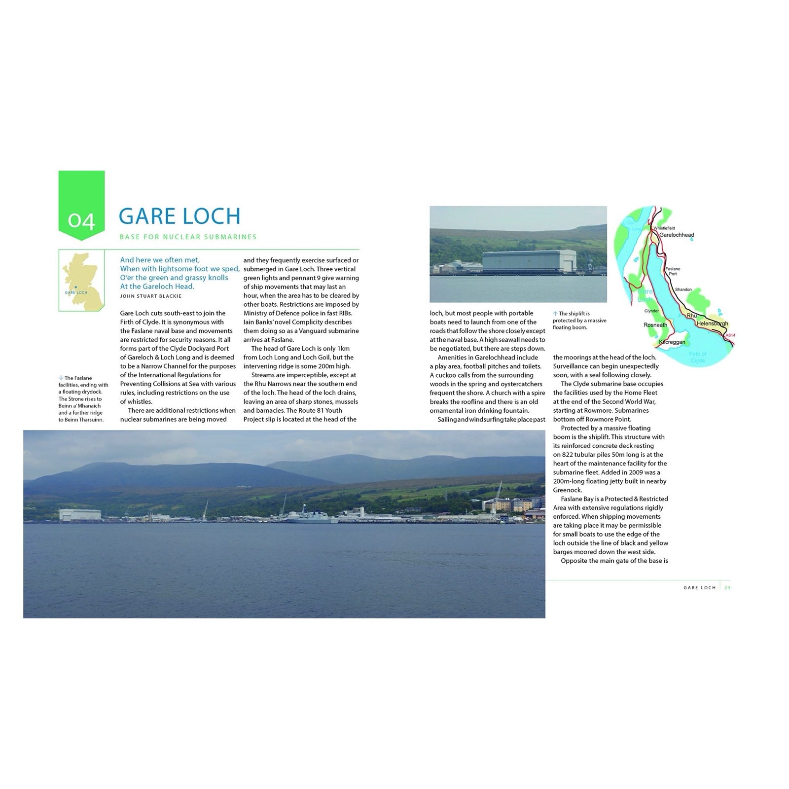 Inside of Lochs of Scotland book.