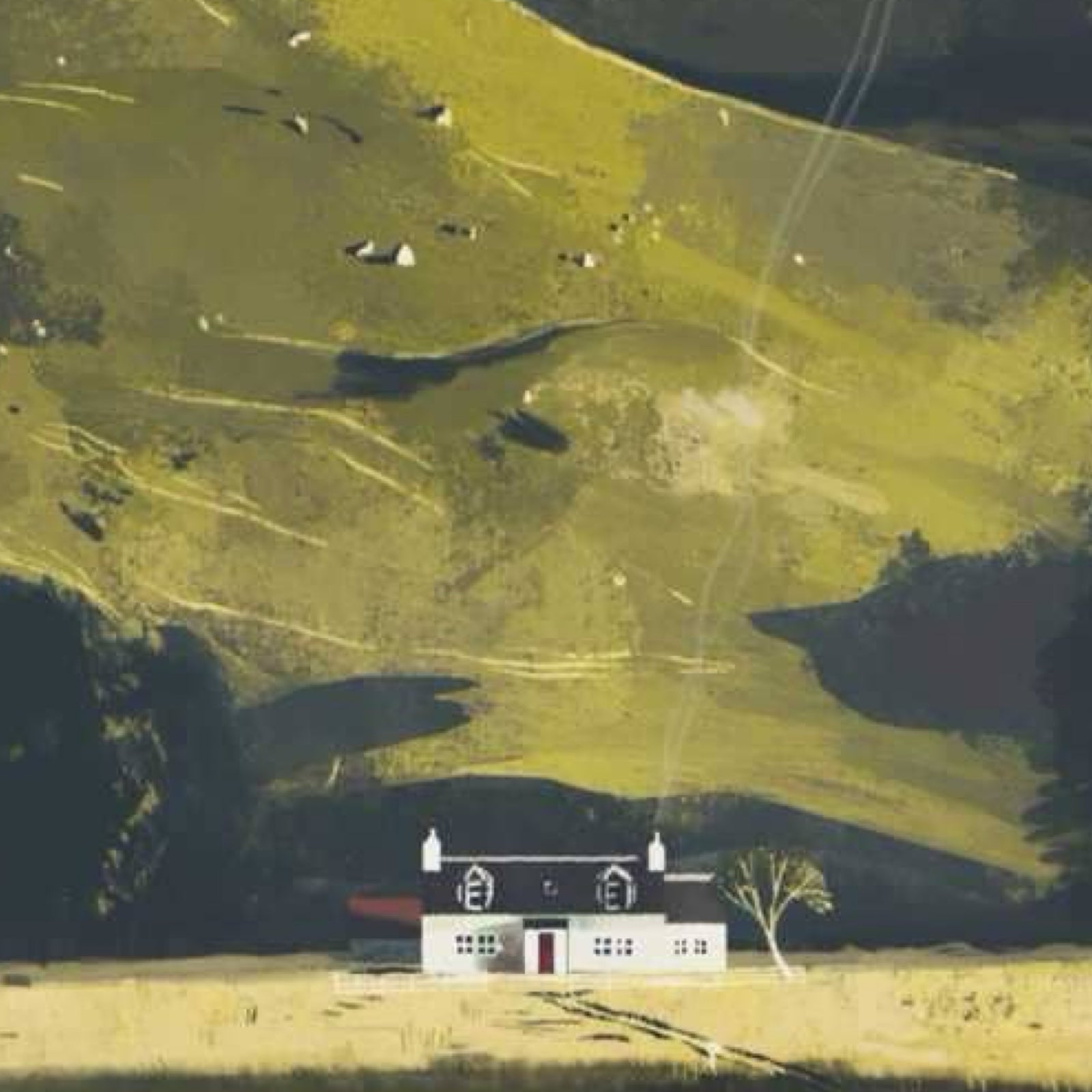 This card features the beautiful landscape around Luna's bothy in Glencoe, Scotland.