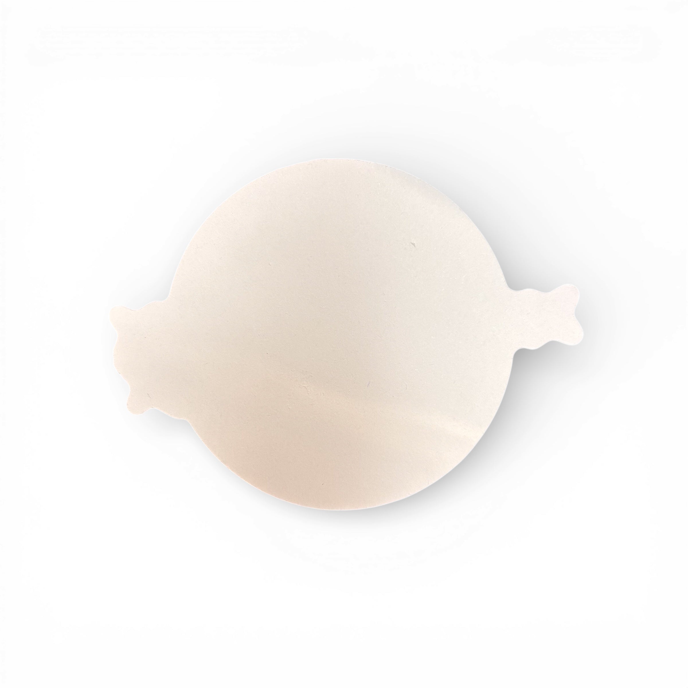 Back of mirrorball sticker.