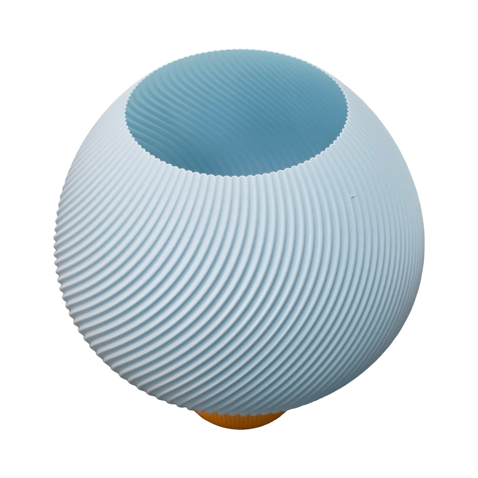 Mushroom Lamp Turquoise and Yellow
