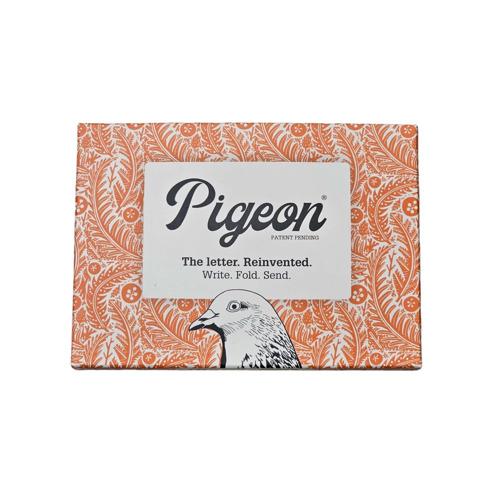 Scottish designer Angie Lewin illustrates the nature study pigeon pack, each sheet features a different colour of nature pattern design. 