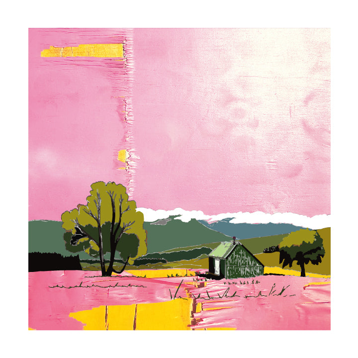 This print illustrates Glen Shira in the Scottish Highlands. 