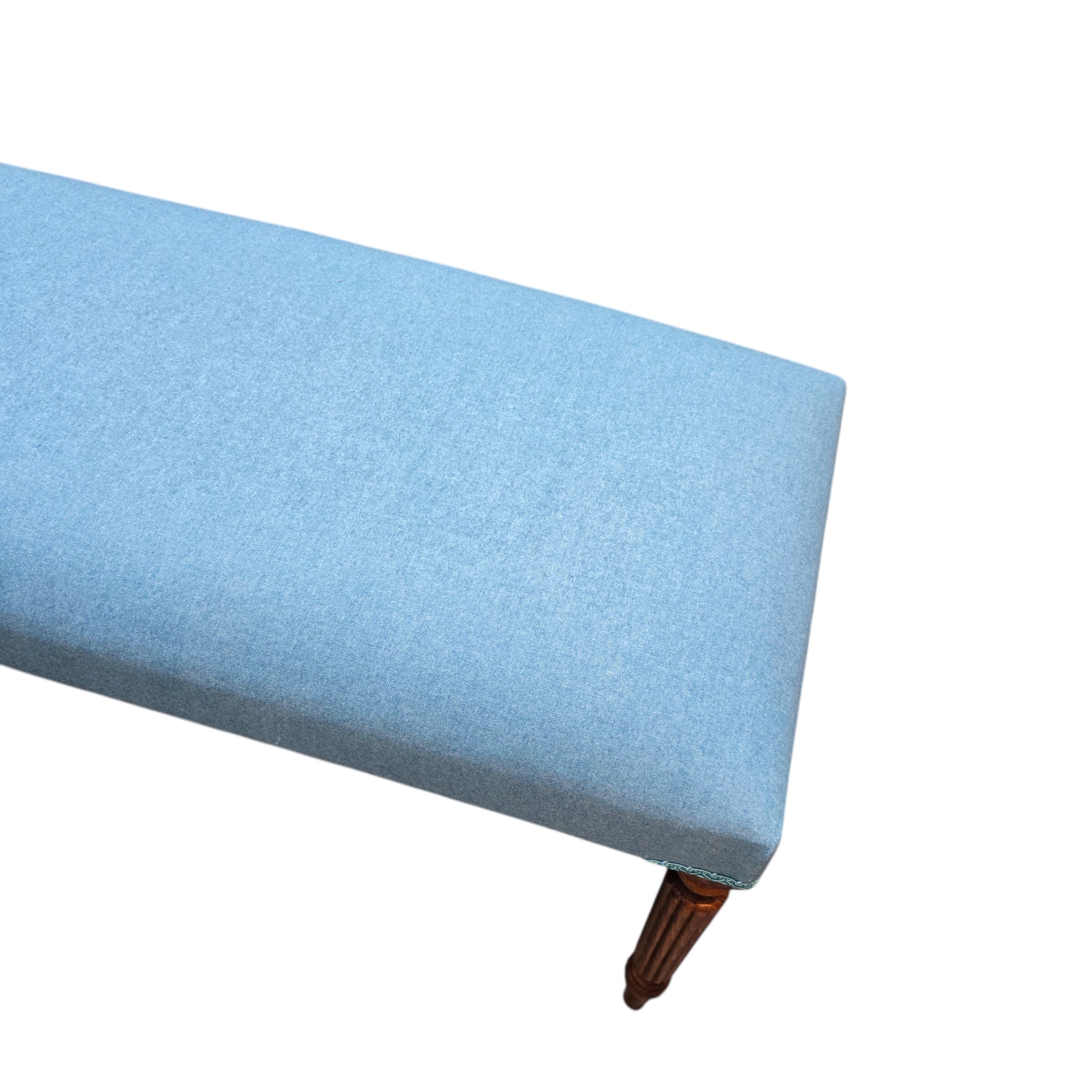 Aqua Wool Bench