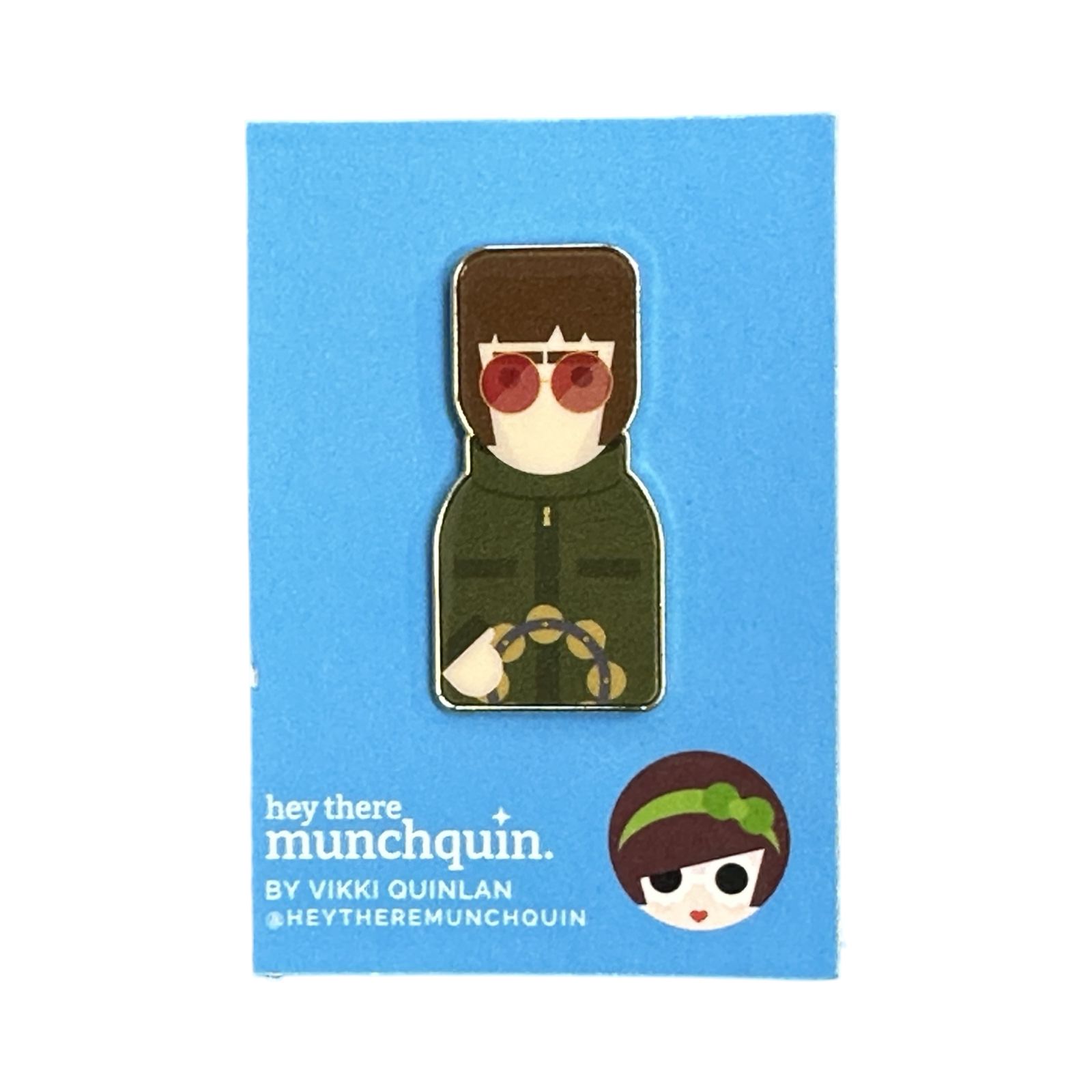 Liam Gallagher Enamel Pin Badge