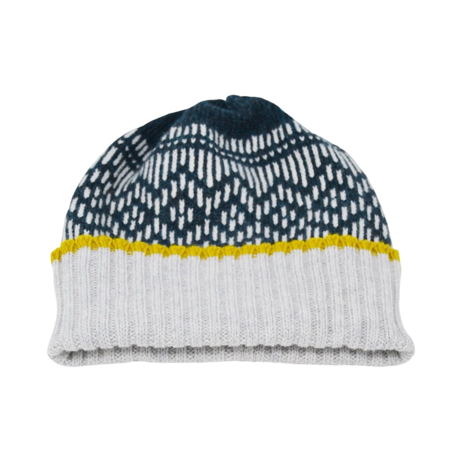 This colourful woollen hat is handmade in Scotland using the softest Scottish spun lambswool. 