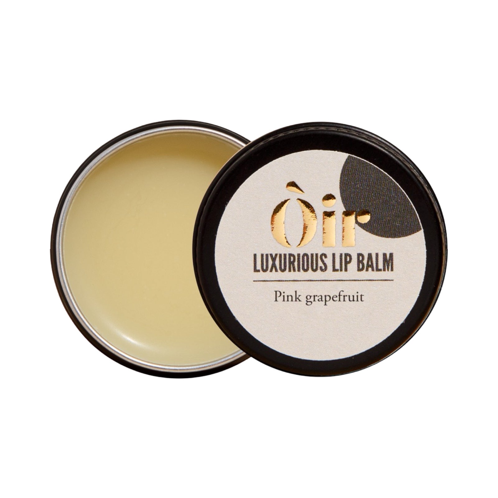 This luxurious lip balm has a scent of pink grapefruit with a hint of cocoa and vanilla.