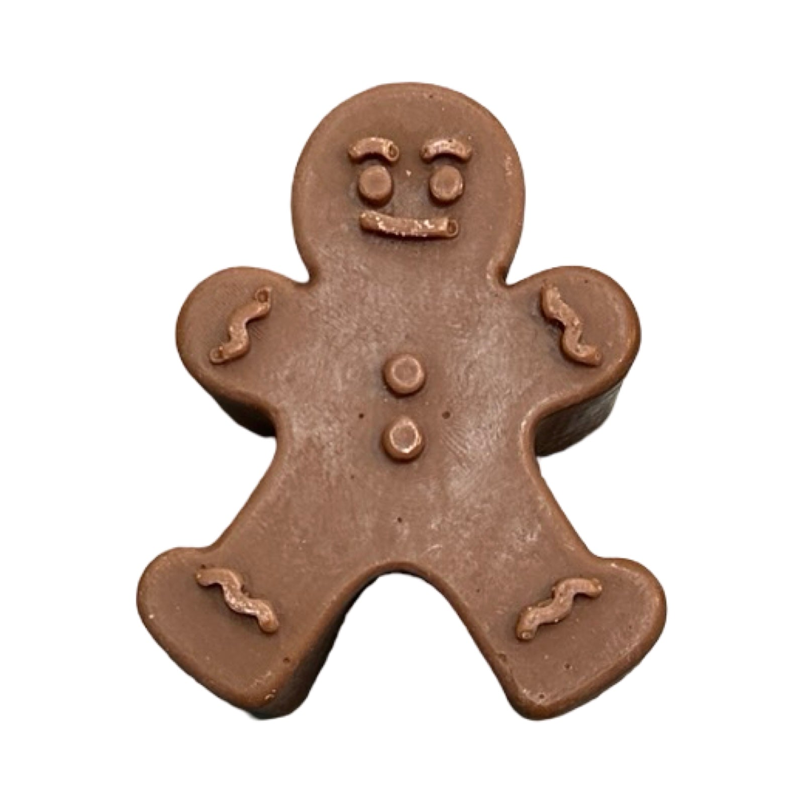 Gingerbread Man Christmas Candle