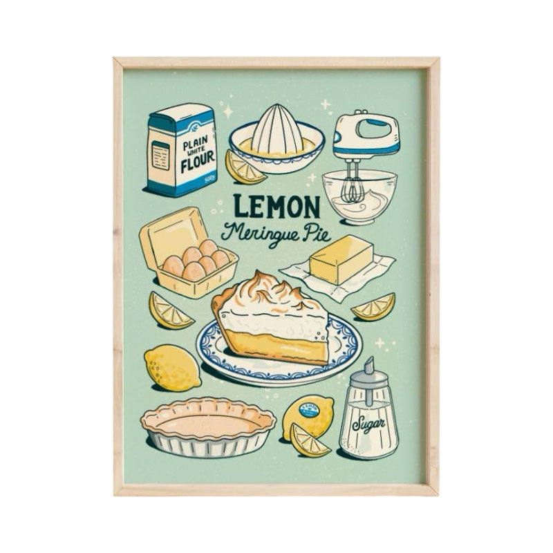 Lemon Meringue Pie Print